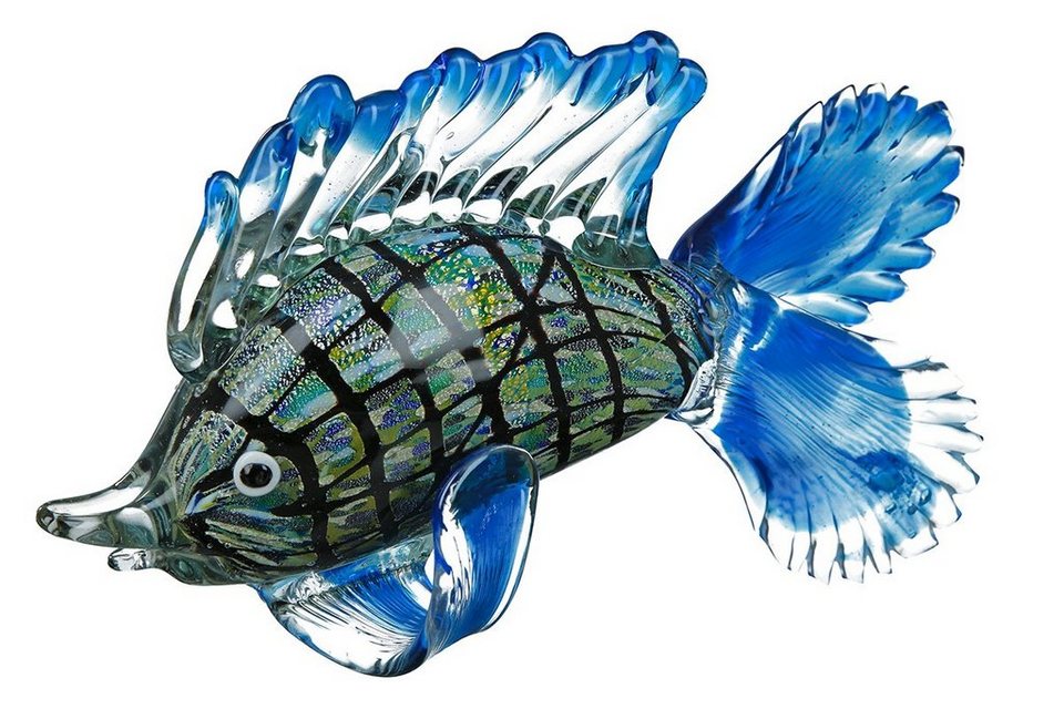 Rainbow Glasfisch x St), Maße: farblich x B.28cm Gilde durchgefärbt, (1 Casablanca H.20cm Tierfigur by