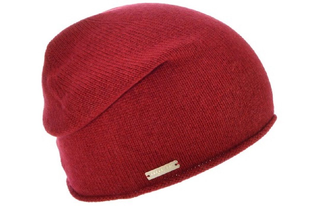 Seeberger Strickmütze Beanie aus 100% Kaschmir günstig online kaufen