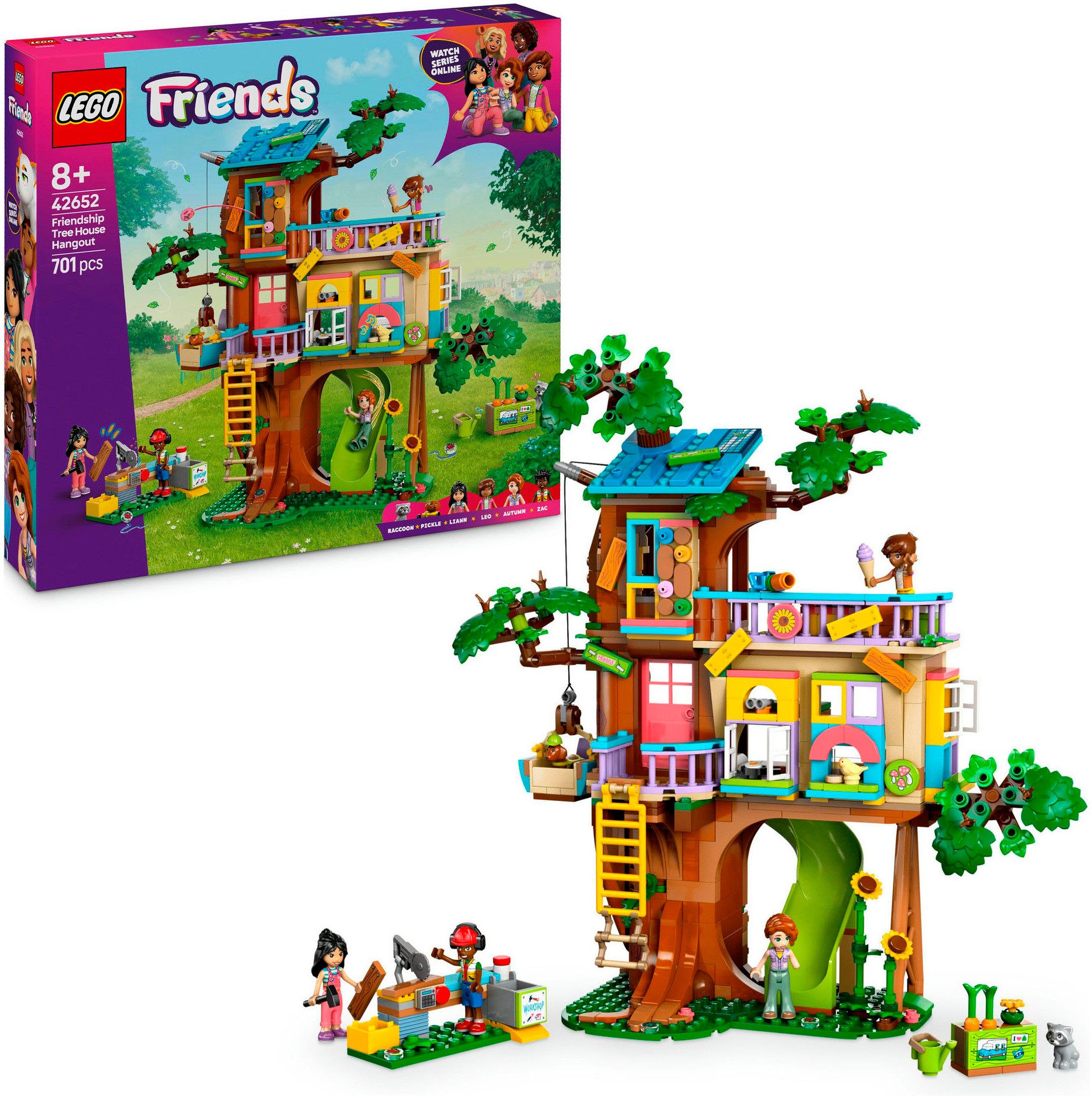 LEGO® Baumhaus (42652), LEGO Friends Konstruktionsspielsteine, (701 St), Ma günstig online kaufen