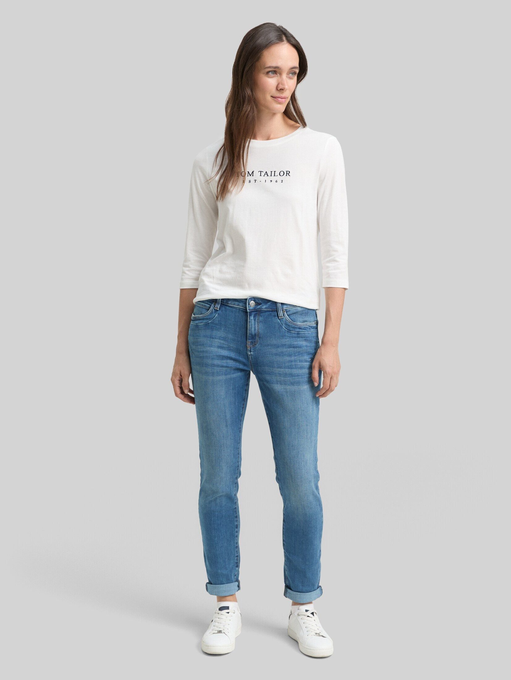 TOM TAILOR Tapered-fit-Jeans Jeanshosen TTTAPERED Jeans – Bild 2 von 5