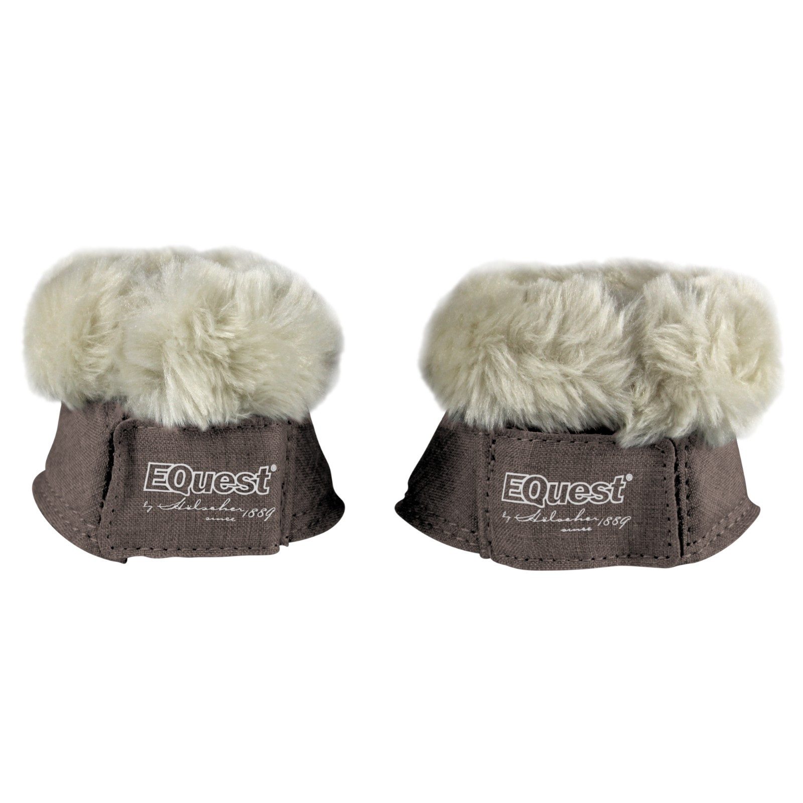 EQuest Сапоги-клеш Hufglocke Melange speziell für Mini-Shettys, 2er Set - Mocha
