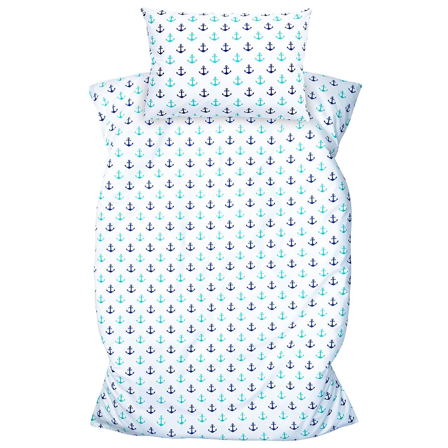 Amilian Kinderbettwäsche 100x135 - Bettwäsche Kinder - Kopfkissenbezug 40x6 günstig online kaufen