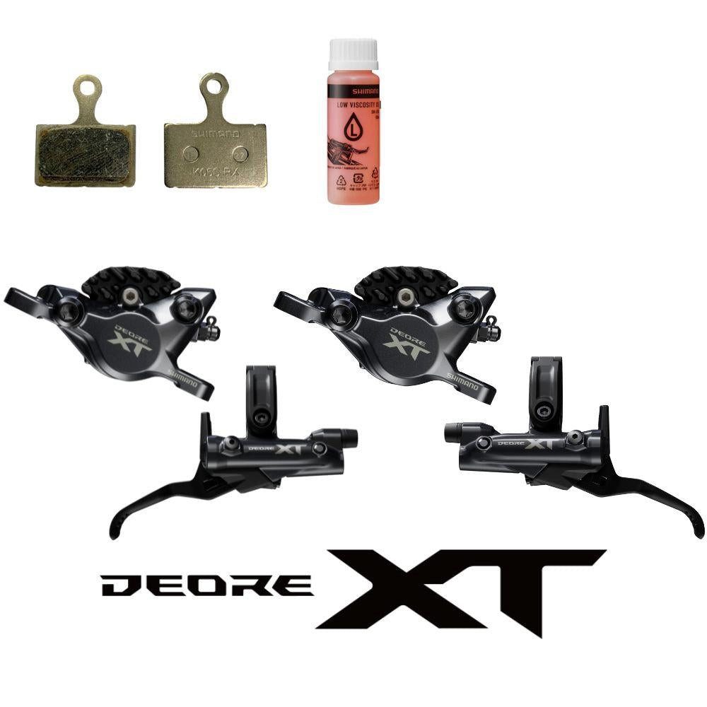 Shimano Scheibenbremse SHIMANO Scheibenbrems-Upgrade-Kit DEORE XT BL-M8200+BR-M8200 - Hydraul