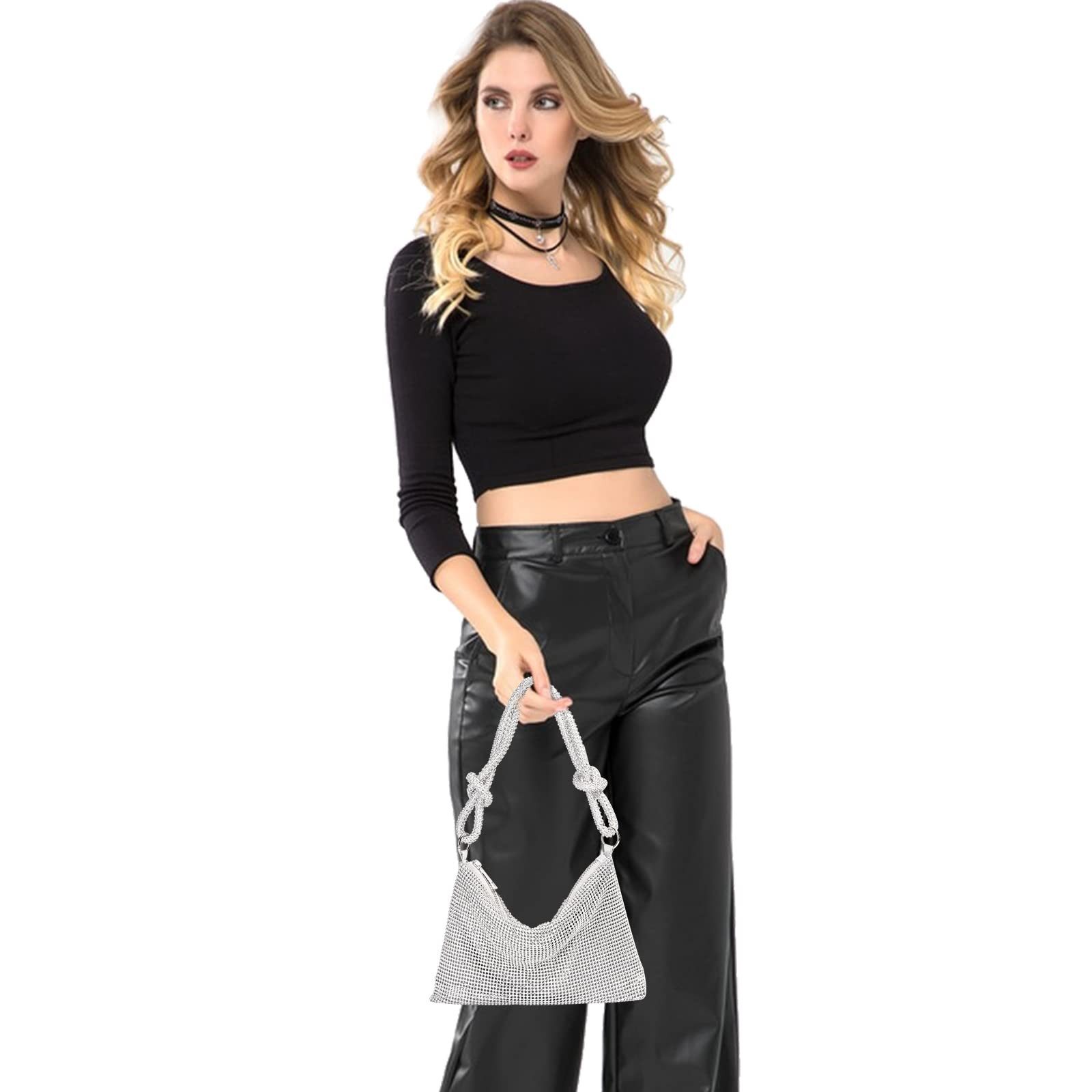 Bextsrack Clutch Abendtasche für Damen, Umhängetasche, Kupplung für Zeremonie, Hochzeit/Party/Abschlussball/Box, Taschen aus Strass