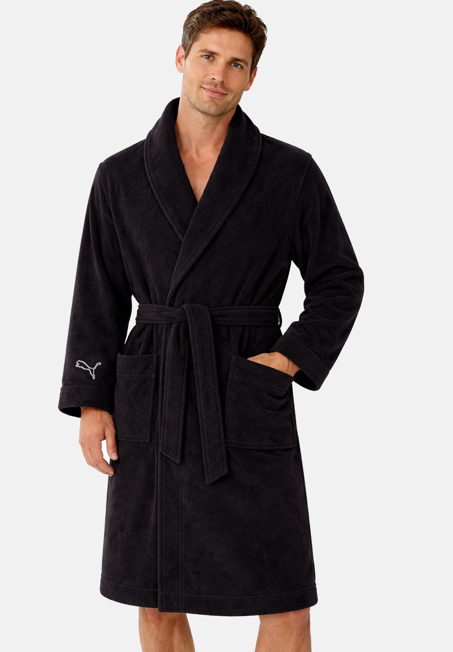 PUMA Bademantel TEAMADDITIONS BATHROBE, Baumwolle