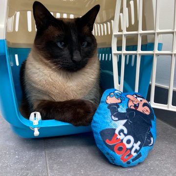 DUVO+ Katzen-Spielspray Katzenspielzeug "Die Schlümpfe" Gargamel Catnip blau