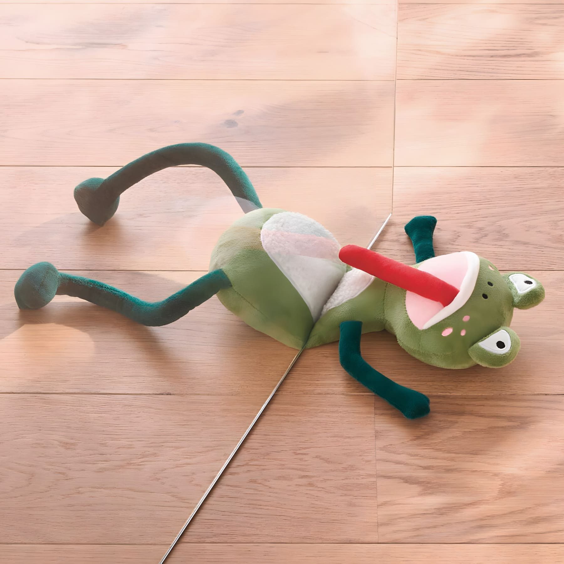 Dekoleidenschaft Bodentürstopper "Frosch" Türstopper für Glastüren, Boden Türkeil, Türpuffer flach, lustiger Tür- & Fensterstopper, aus Stoff, schwer