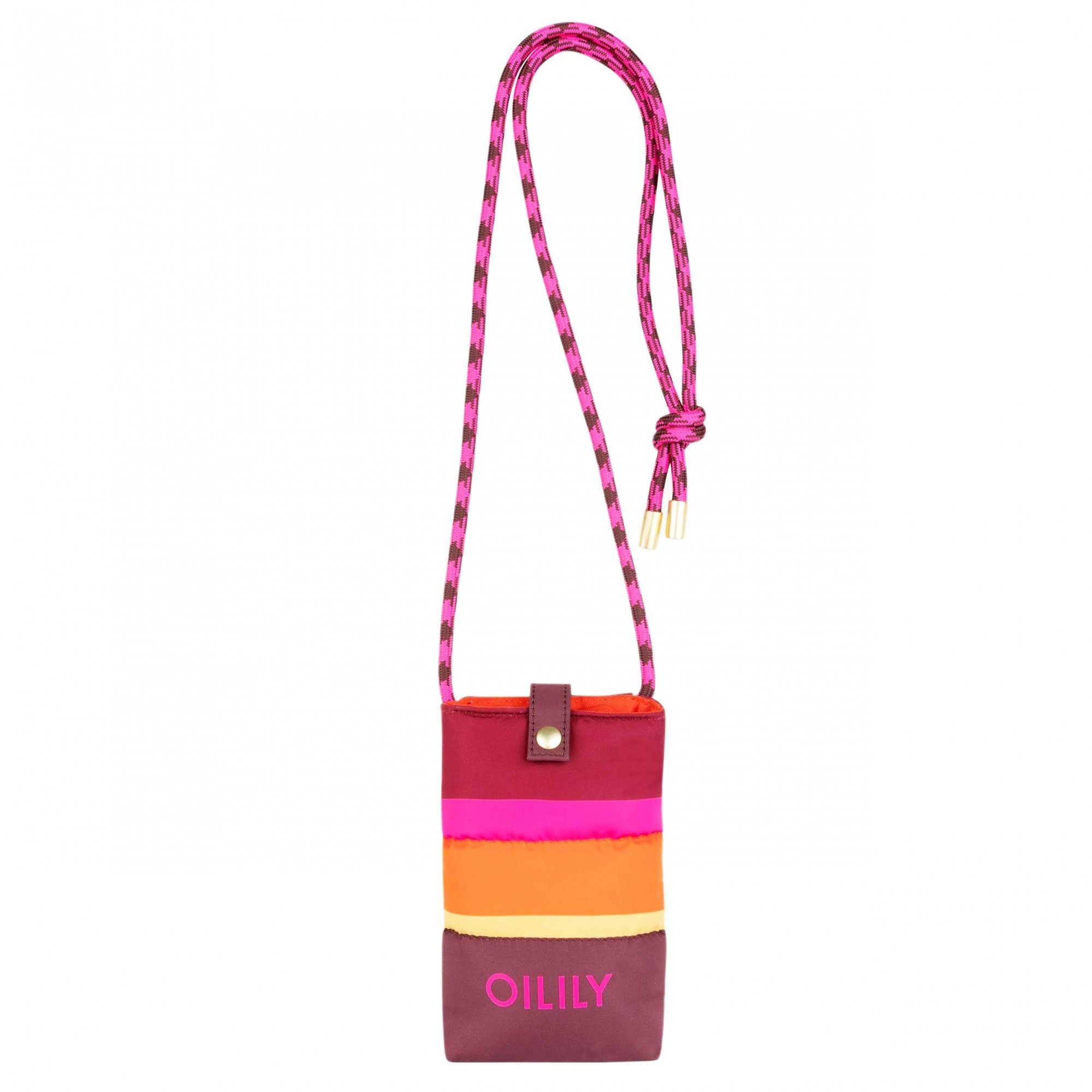 Oilily Schultertasche Mila Mobile Holder Colour Block Decadent