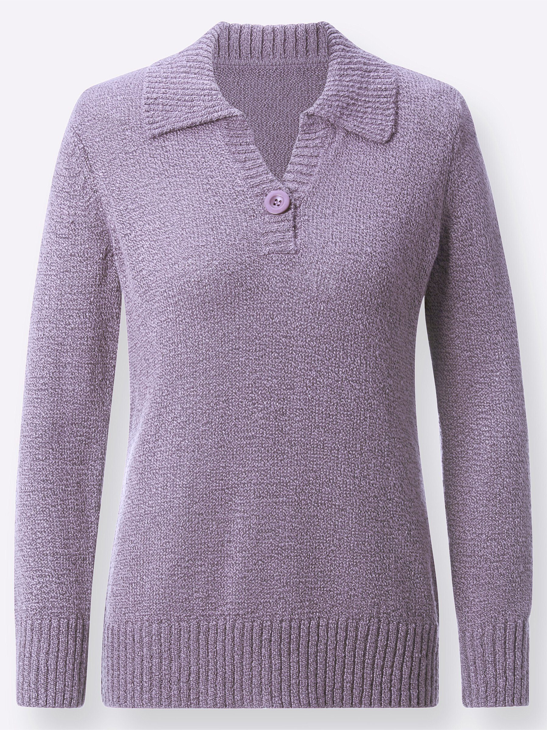 Strickpullover Pullover Langarm Jersey, Bouclé