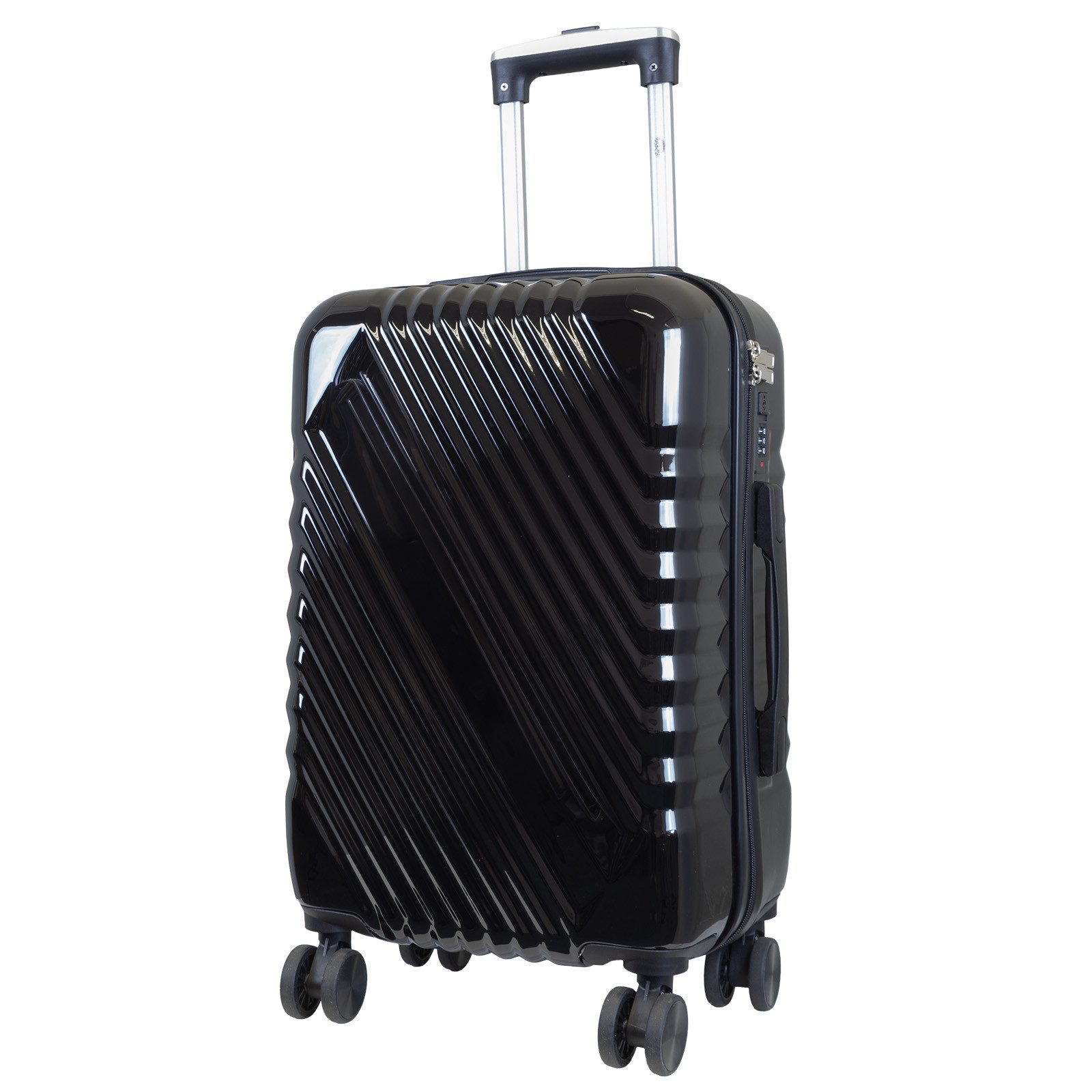 Hartschalen-Trolley Hartschalenkoffer Genua S Handgepäck Trolley 4 Rollen