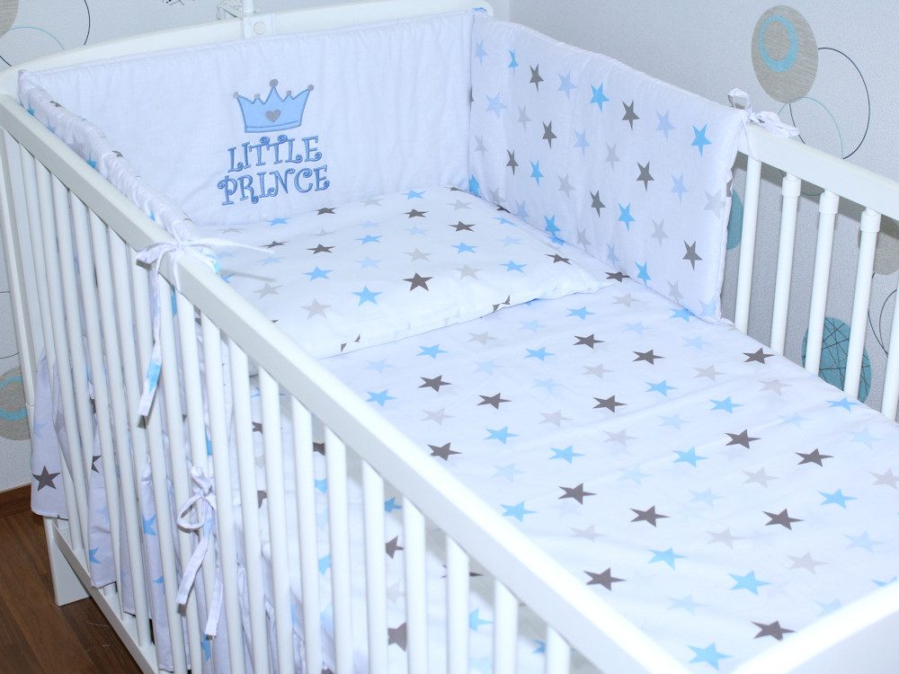 Primawela Babybettwäsche Baby Bettset -5-6 teiliges Set mit Chiffon Himmel günstig online kaufen