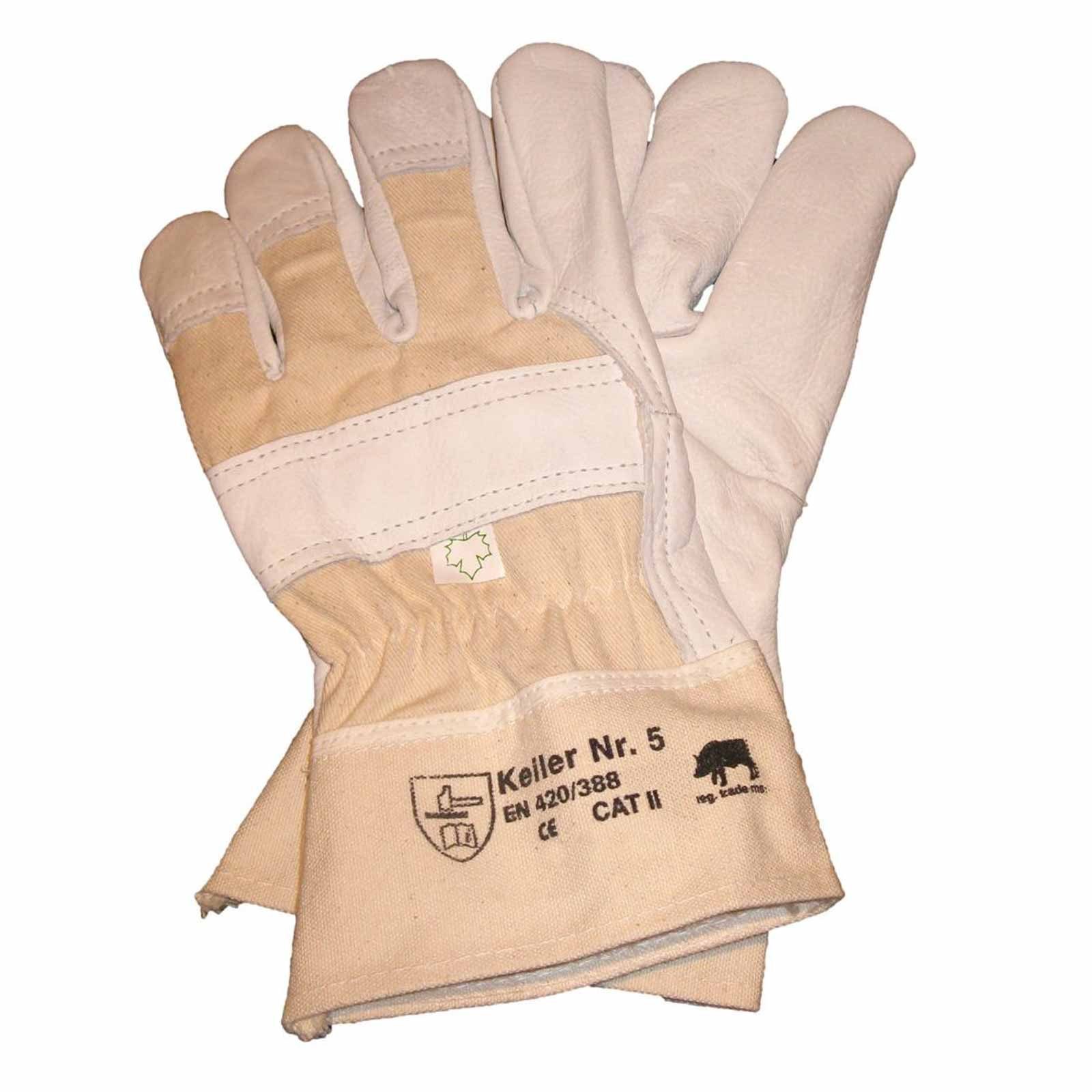Keiler Forst Mechaniker-Handschuhe Nr.5 Lederhandschuh, Forsthandschuh, günstig online kaufen