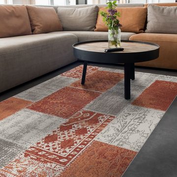 Teppich Cotton, Erhältlich in 4 Farben & 4 Größen, Wohnteppich, Karat, Rechteckig, Höhe: 7 mm, pflegeleicht, Wohnzimmer