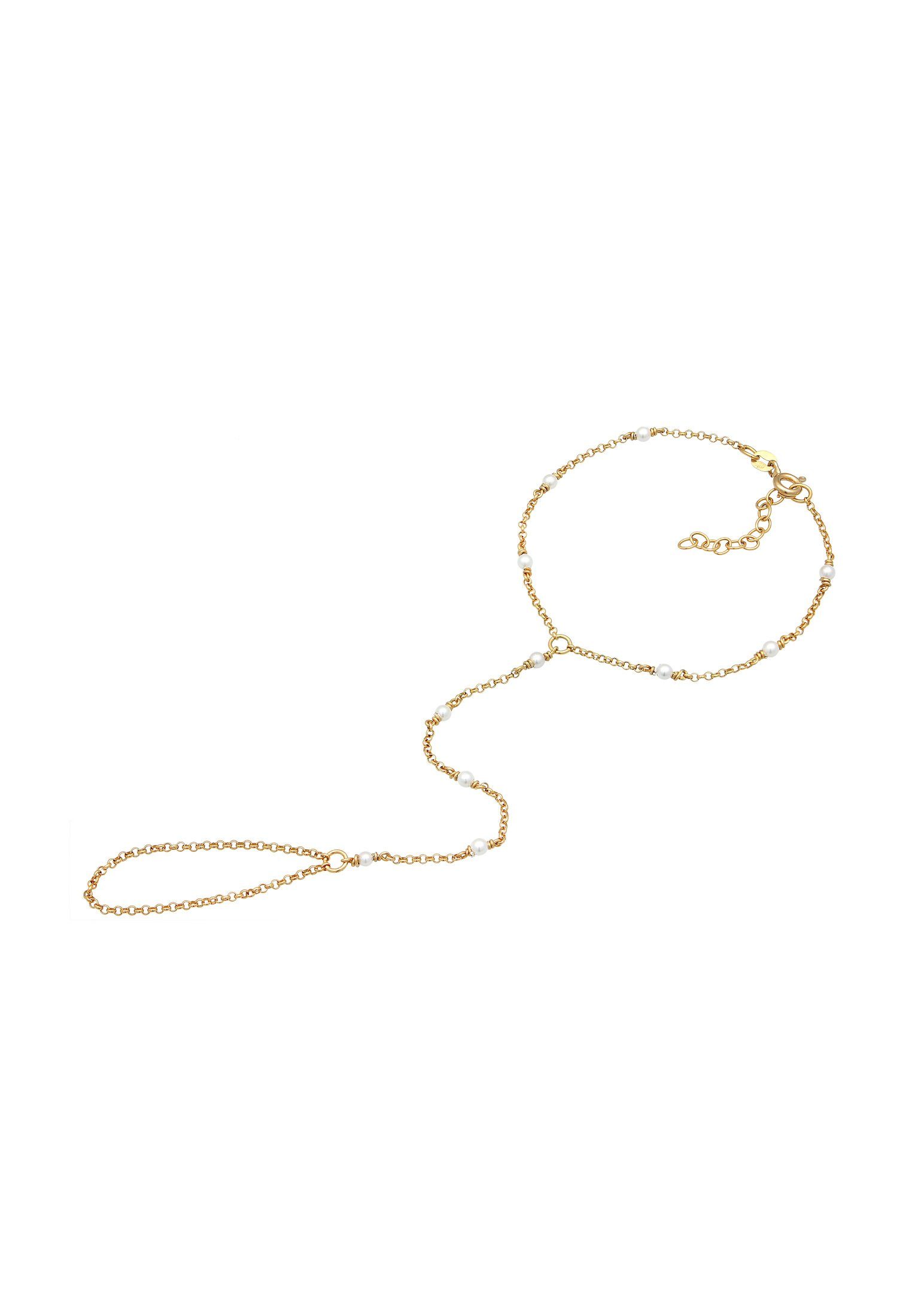 Elli Armkette Hand Chain Handkette Muschelkernperlen günstig online kaufen