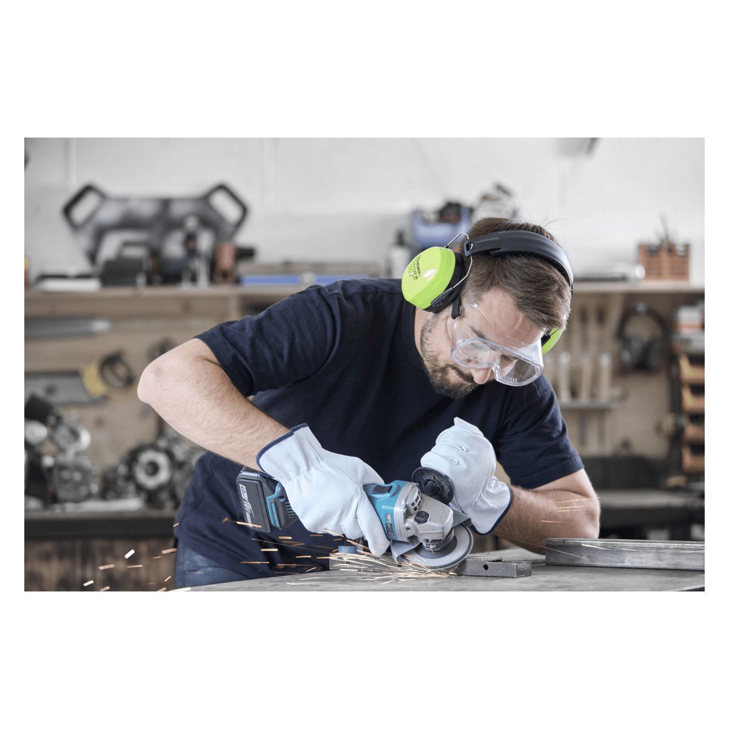 Gebol Arbeitsschutzbrille VOLLSICHT ECO aus Vinyl und Polycarbonat, verstellbares Gummiband, (1St)
