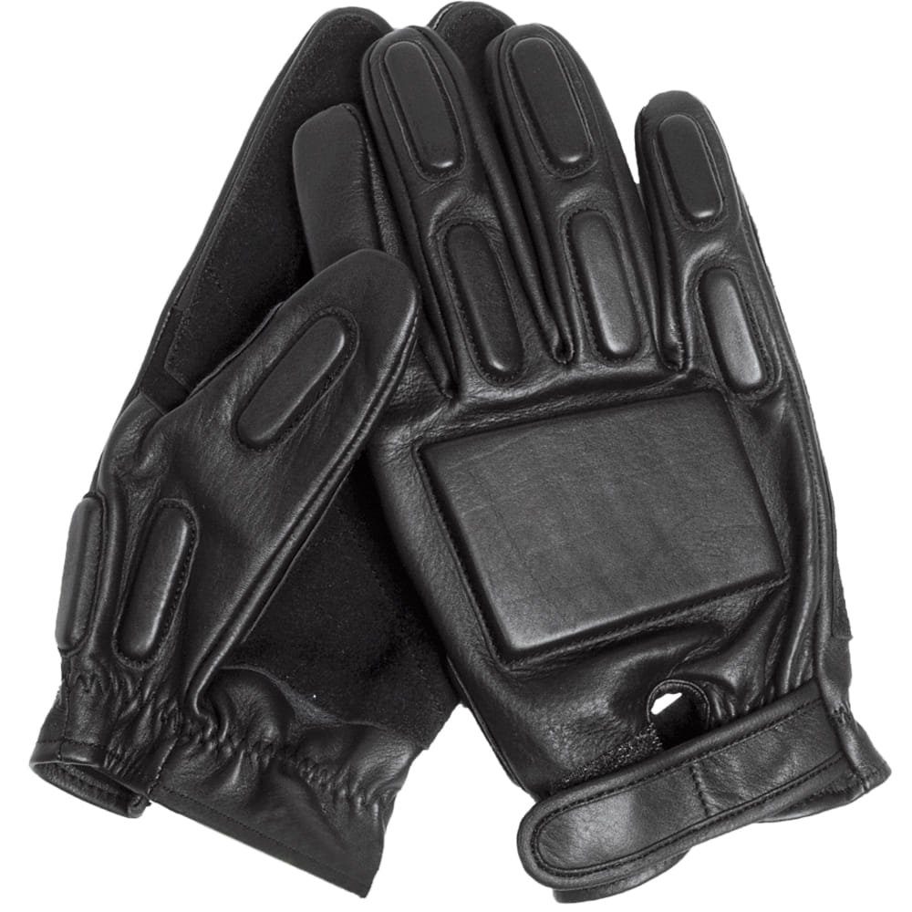 Mil-Tec Lederhandschuhe Security Handschuhe mit Schutzpolster