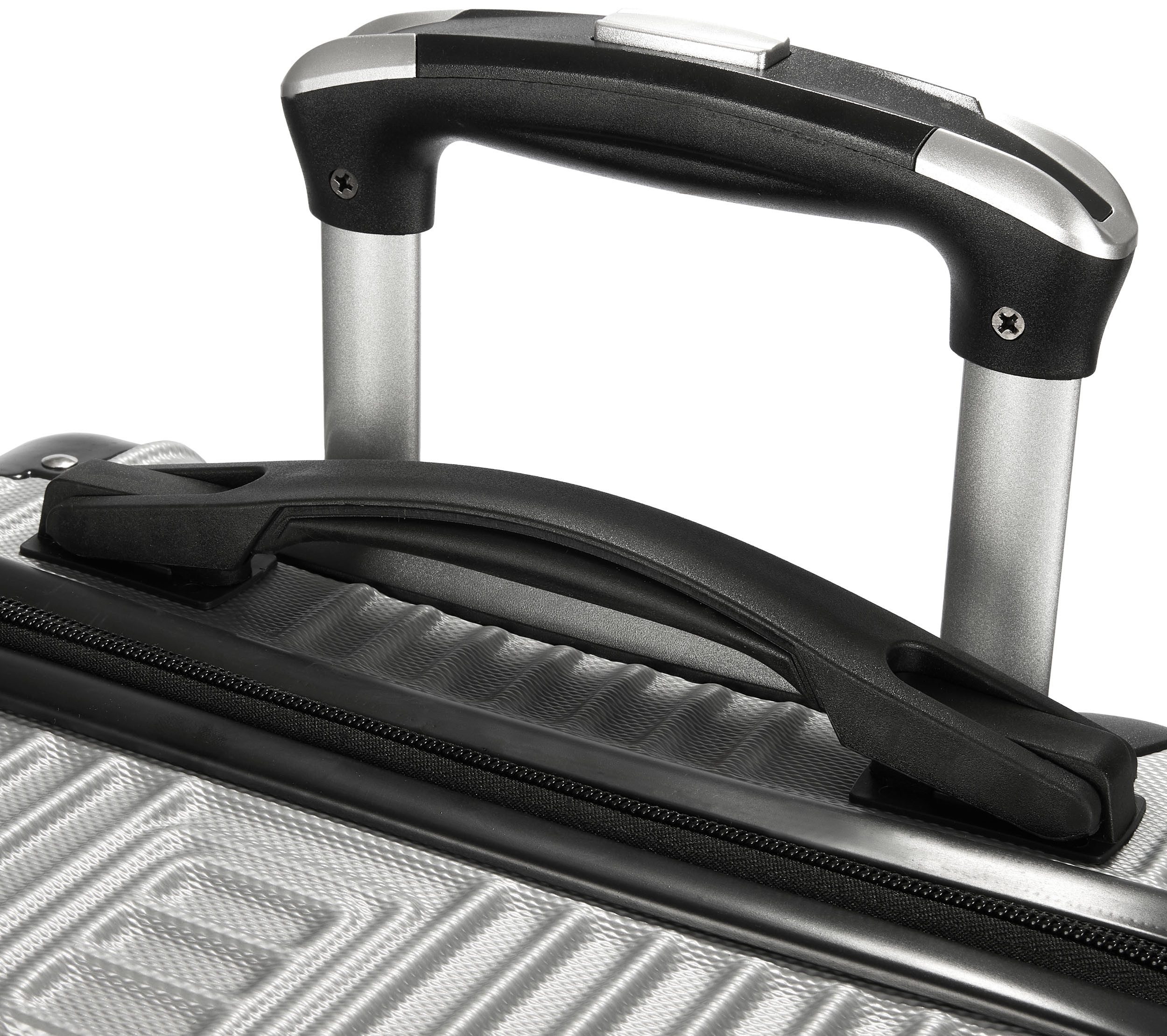 BRUBAKER Handgepäckkoffer London - Handgepäck Koffer Reisekoffer mit Zahlenschloss, 4 Rollen, 37 x 56 x 22 cm - ABS Trolley - Hartschalen Rollkoffer, Größe M