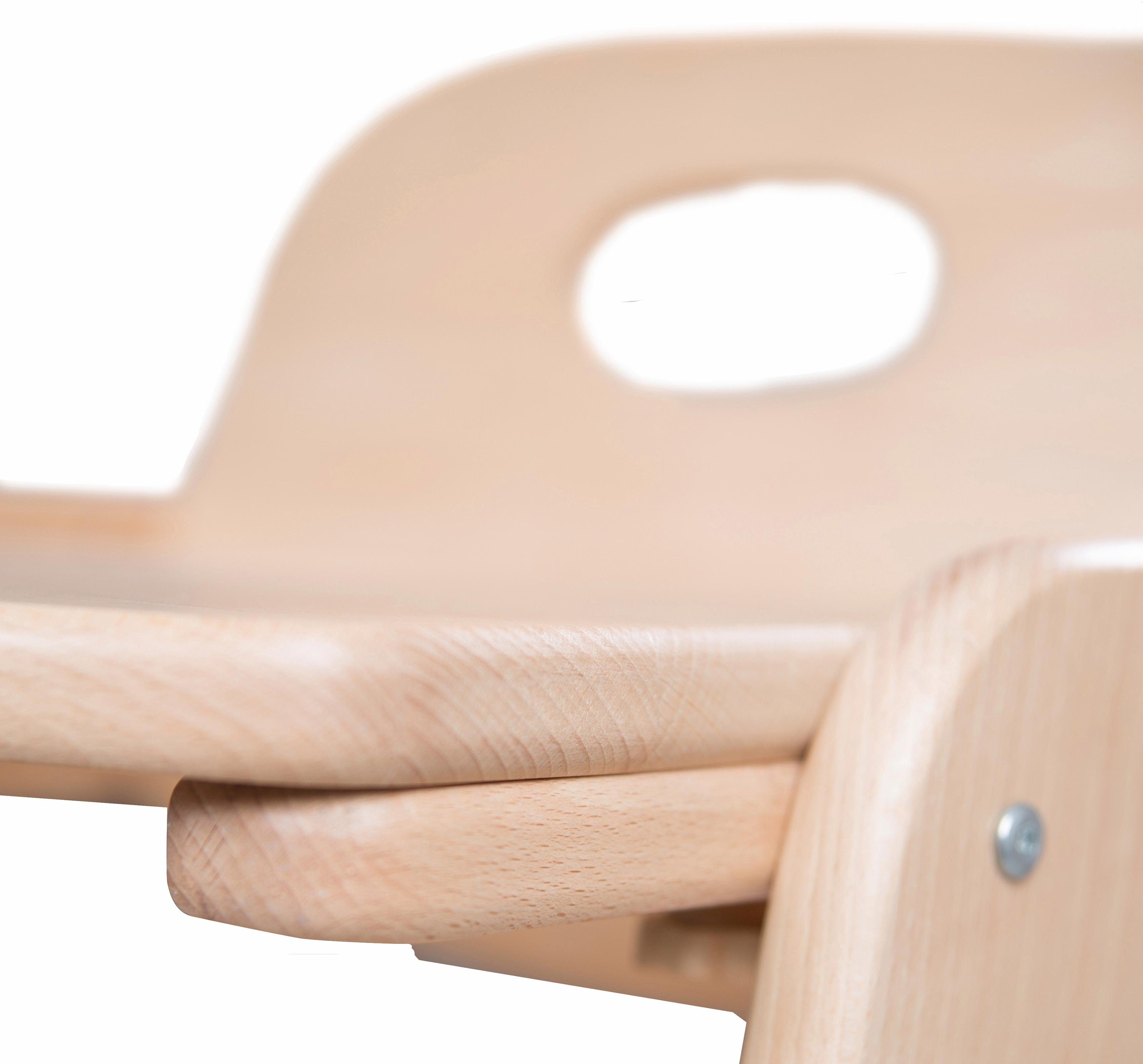roba® Hochstuhl Treppenhochstuhl, Kid Up, natur, aus Holz