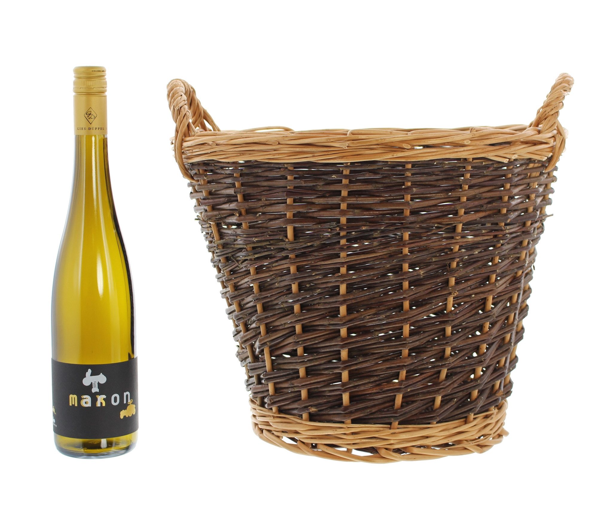 Frank Flechtwaren Dekokorb, Füllkorb Weidengeflecht klein