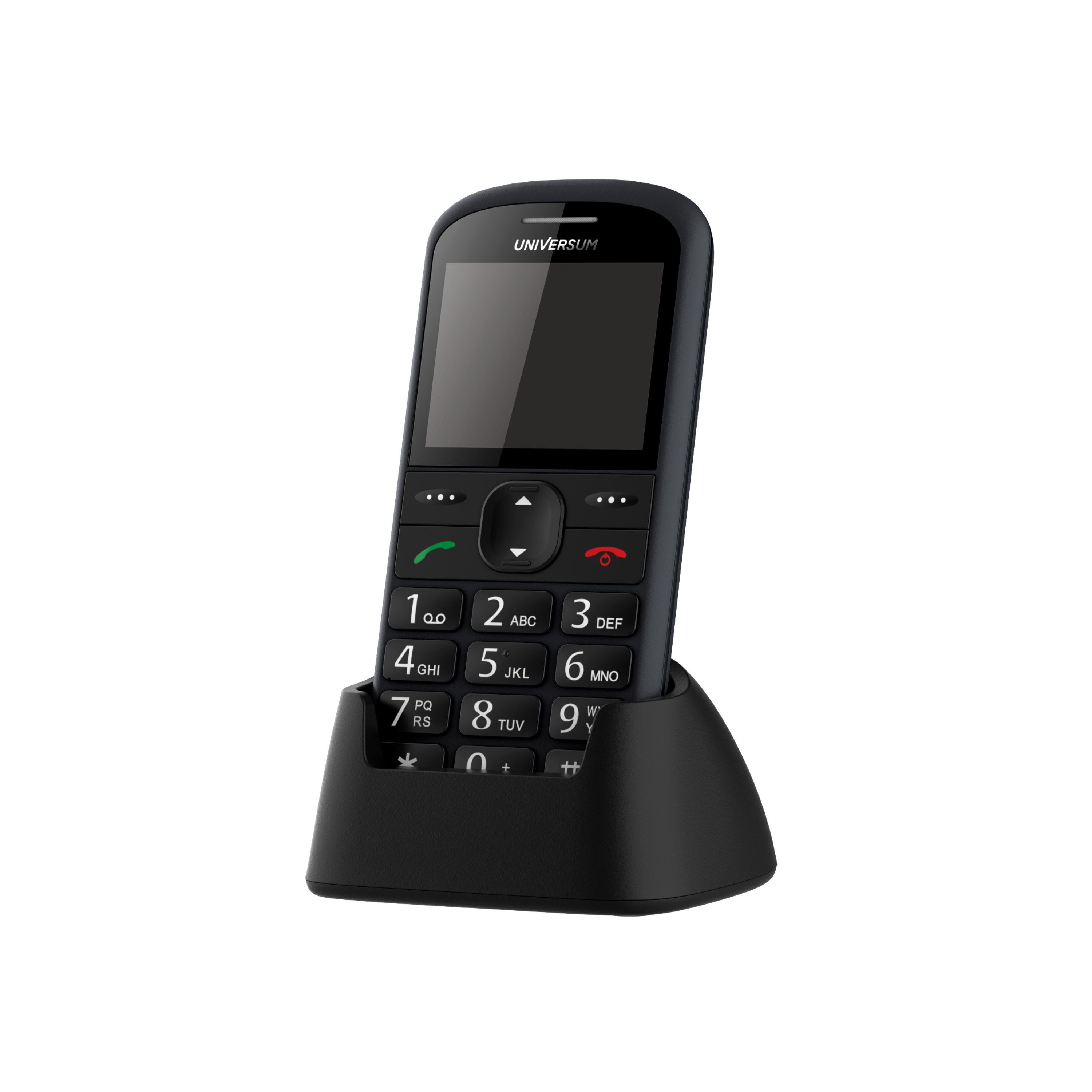 UNIVERSUM* W60-C Seniorenhandy (Große Tasten, Sprachansage, Notruf, Radio, USB-C, Bluetooth)