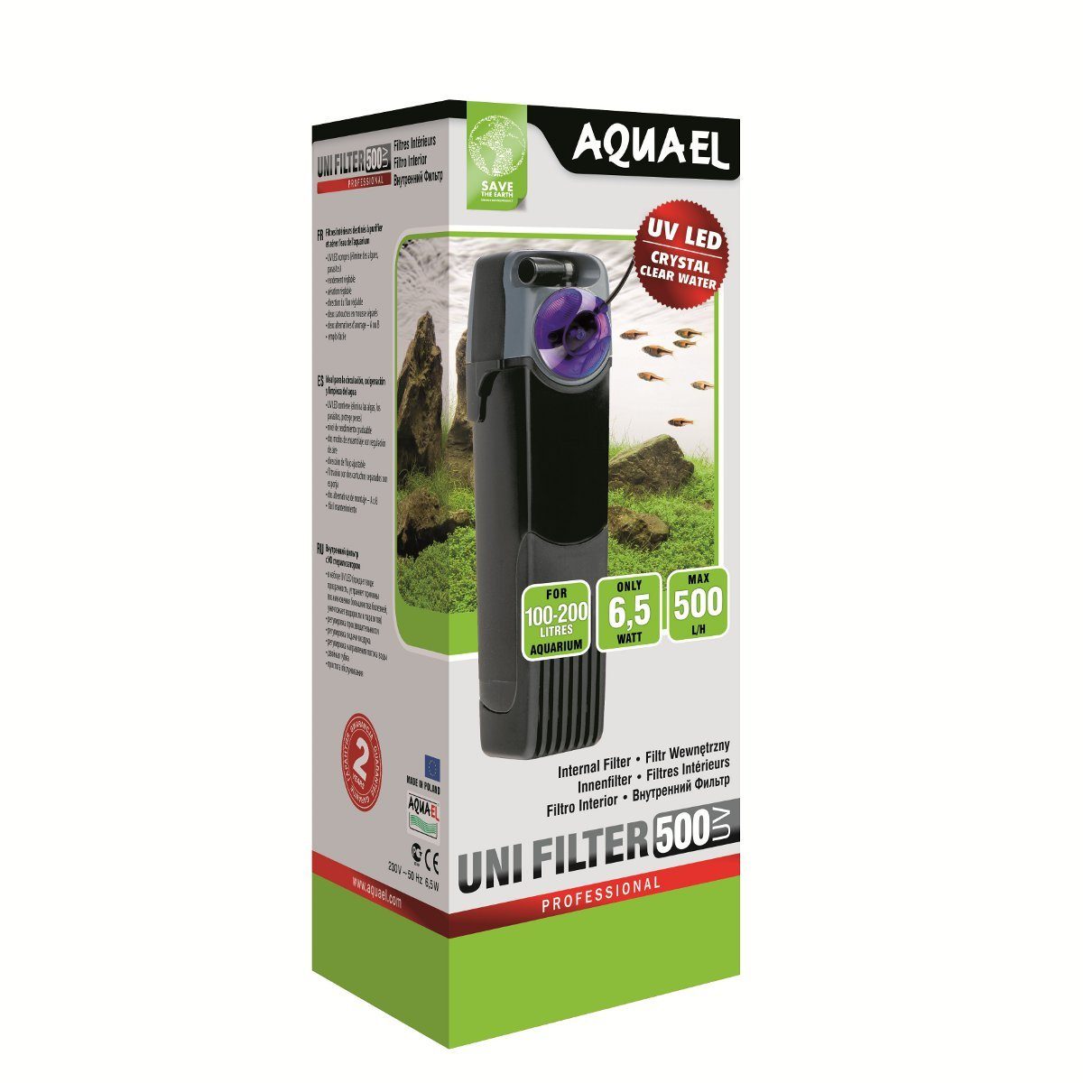 Aquael Aquariumfilter Innenfilter UNIFILTER UV 500
