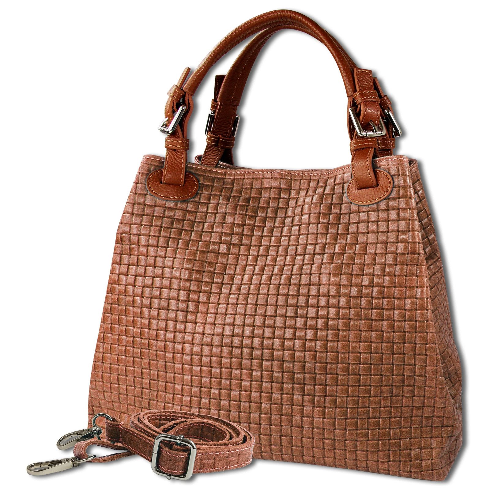 Toscanto Handtasche Toscanto Tasche geprägtes Flechtmuster (Handtasche), Da günstig online kaufen