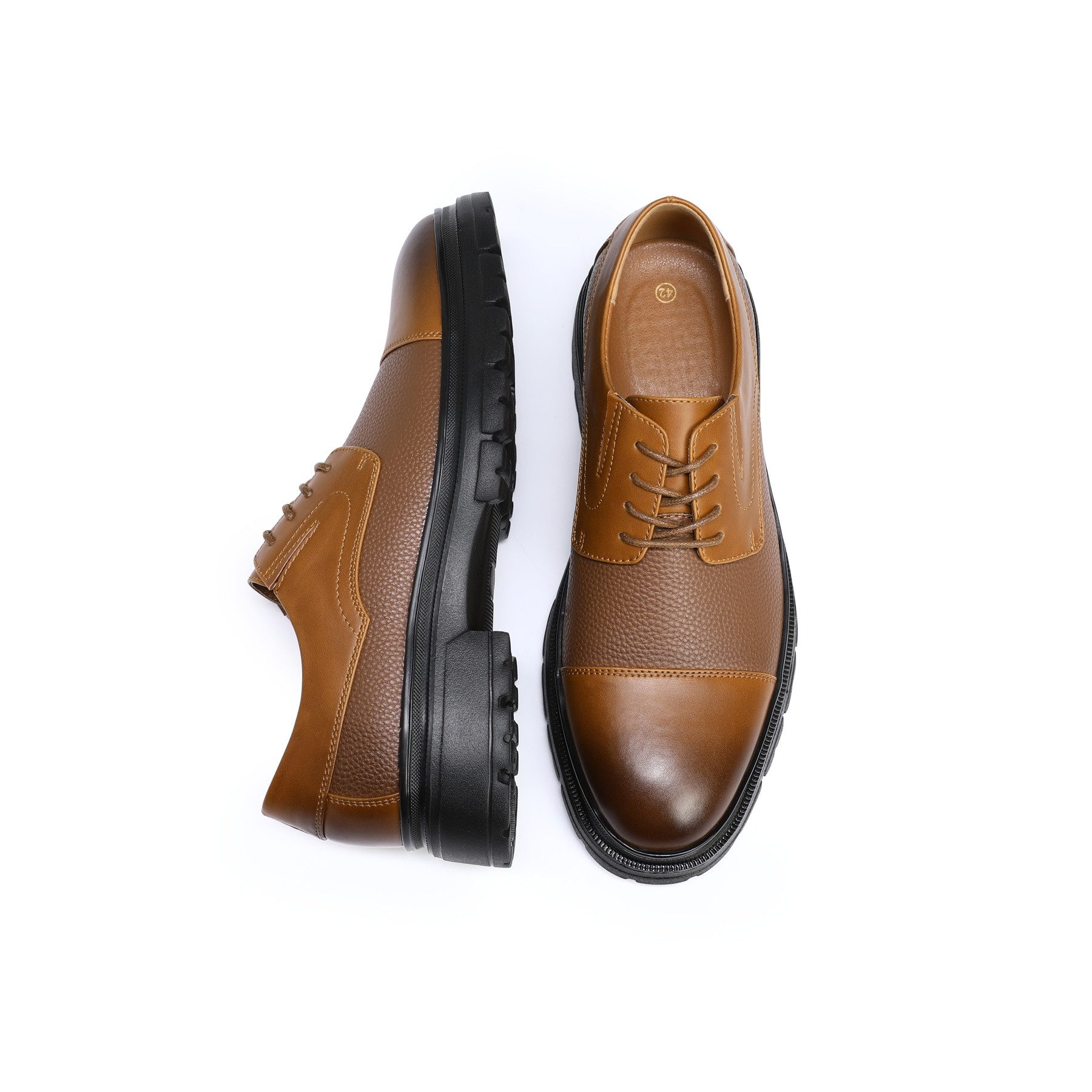 Allthemen Schnürschuh Herren Schnürschuhe Business Sneaker für Büro Freizeit Anzugschuhe – Bild 5 von 5