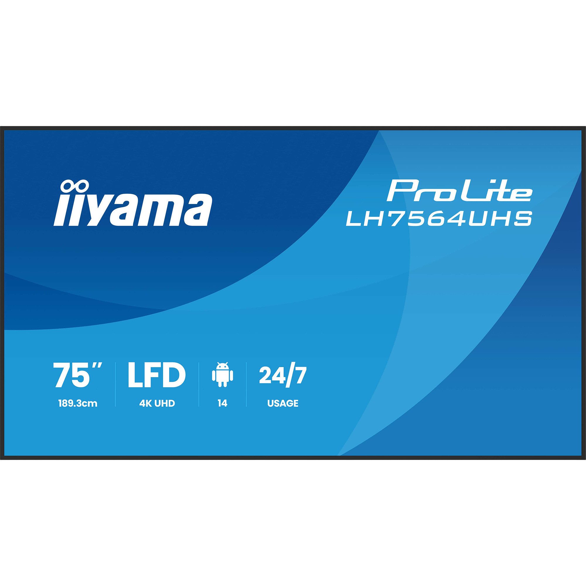 Iiyama iiyama ProLite LH7564UHS-B1AG, Public Display, TFT-Monitor (3840 x 2160 px)