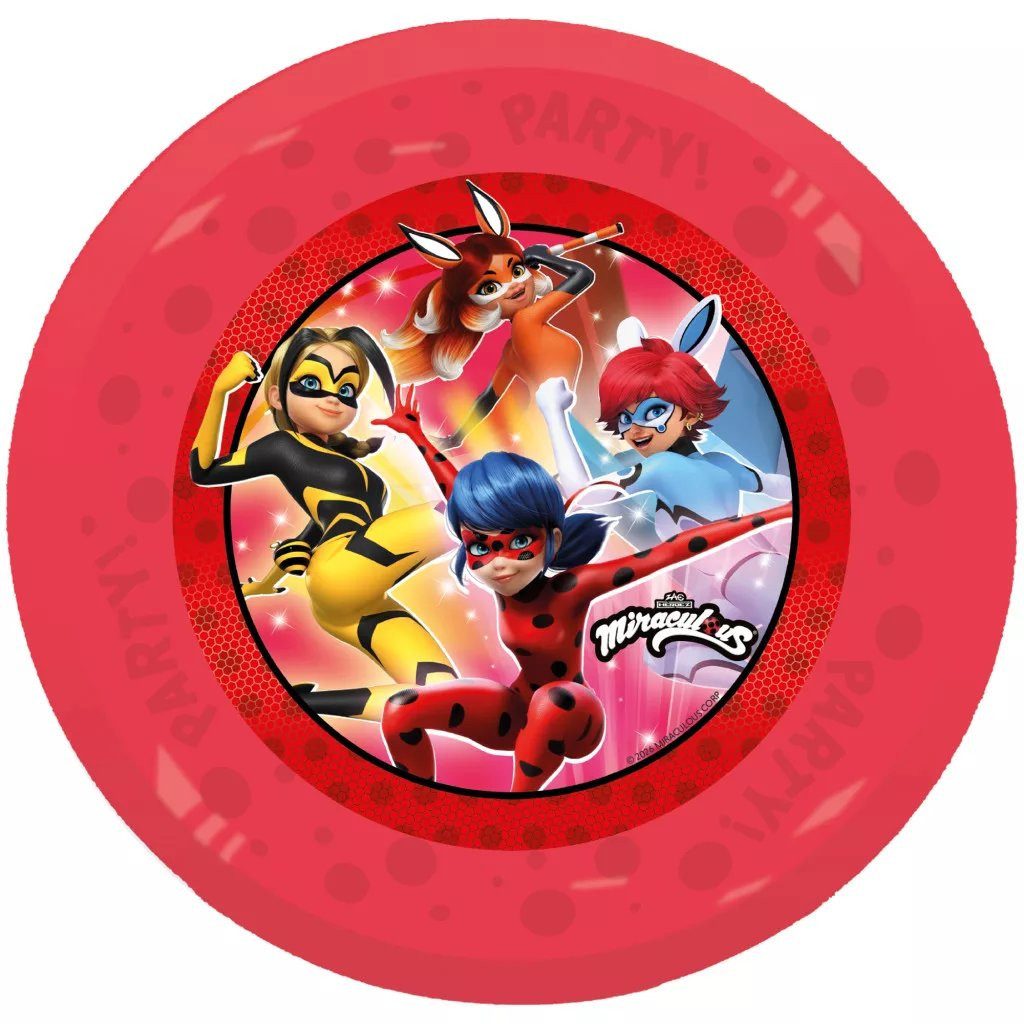 Miraculous - Ladybug Kindergeschirr-Set Miraculous Ladybug Hero Teller 4er-Set, 21 cm