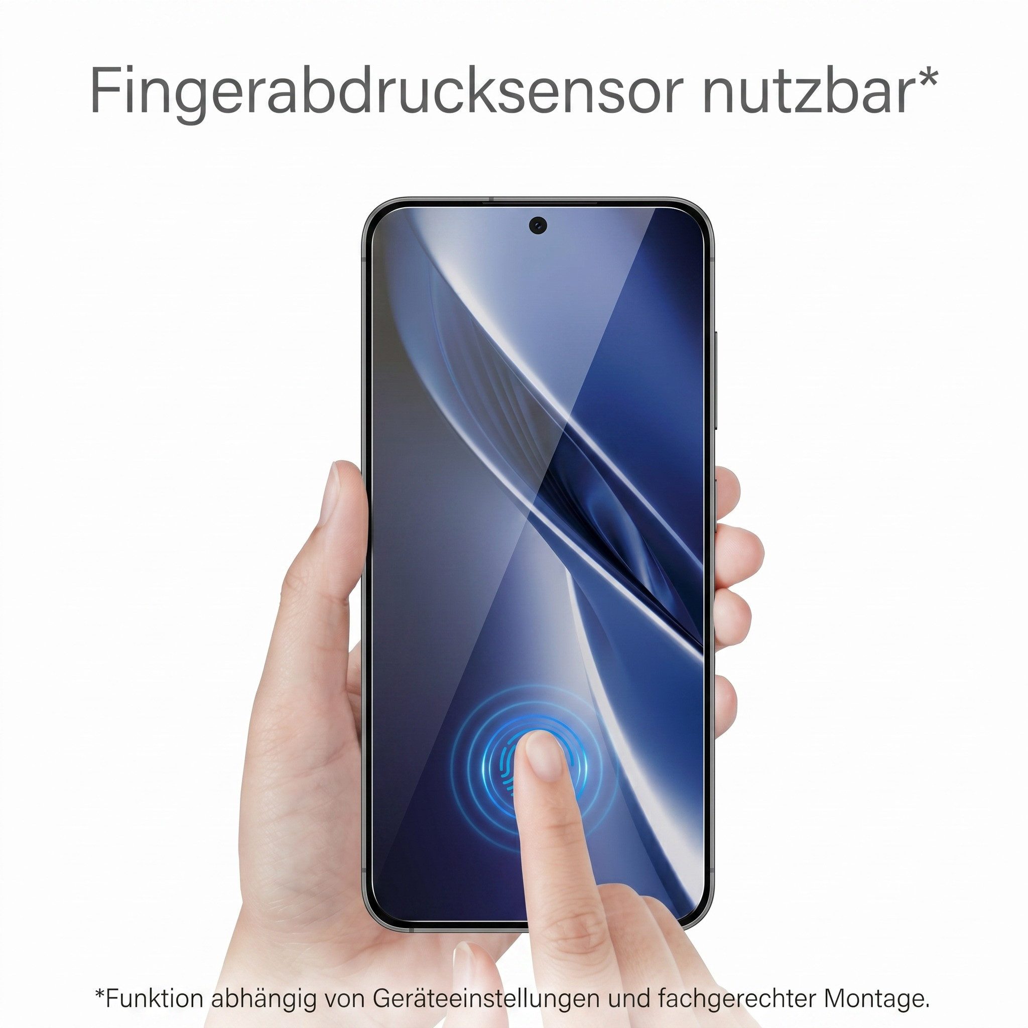 Ventarent Displayschutzglas für Samsung Galaxy S26 transparent für Samsung Galaxy S26+, 2er Set, 2 Stück, 9H Echtglas ohne schwarzen Rand – Bild 3 von 5
