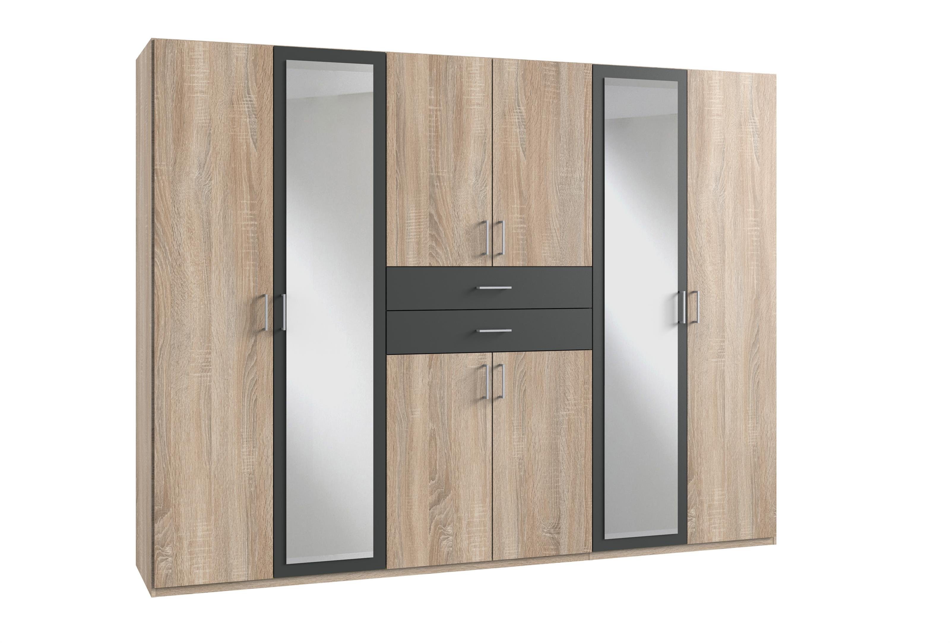 möbelando Kleiderschrank Drugi 270 x 208 x 58 cm (B/H/T)