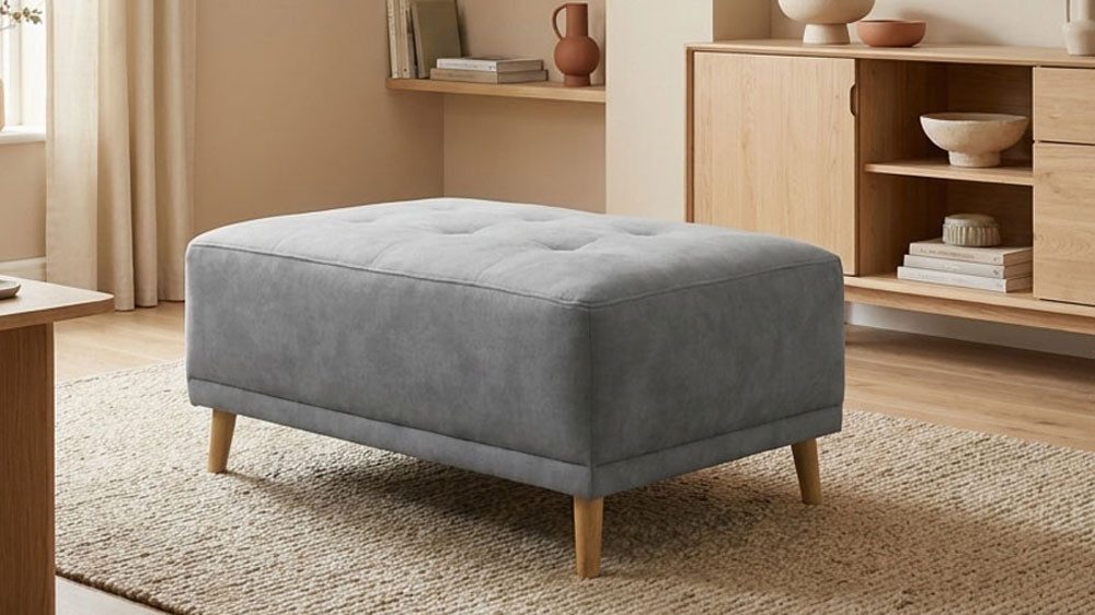 OTTO home Hocker Greve, Polsterhocker Greve passend zum Sofa, Breite 104 cm