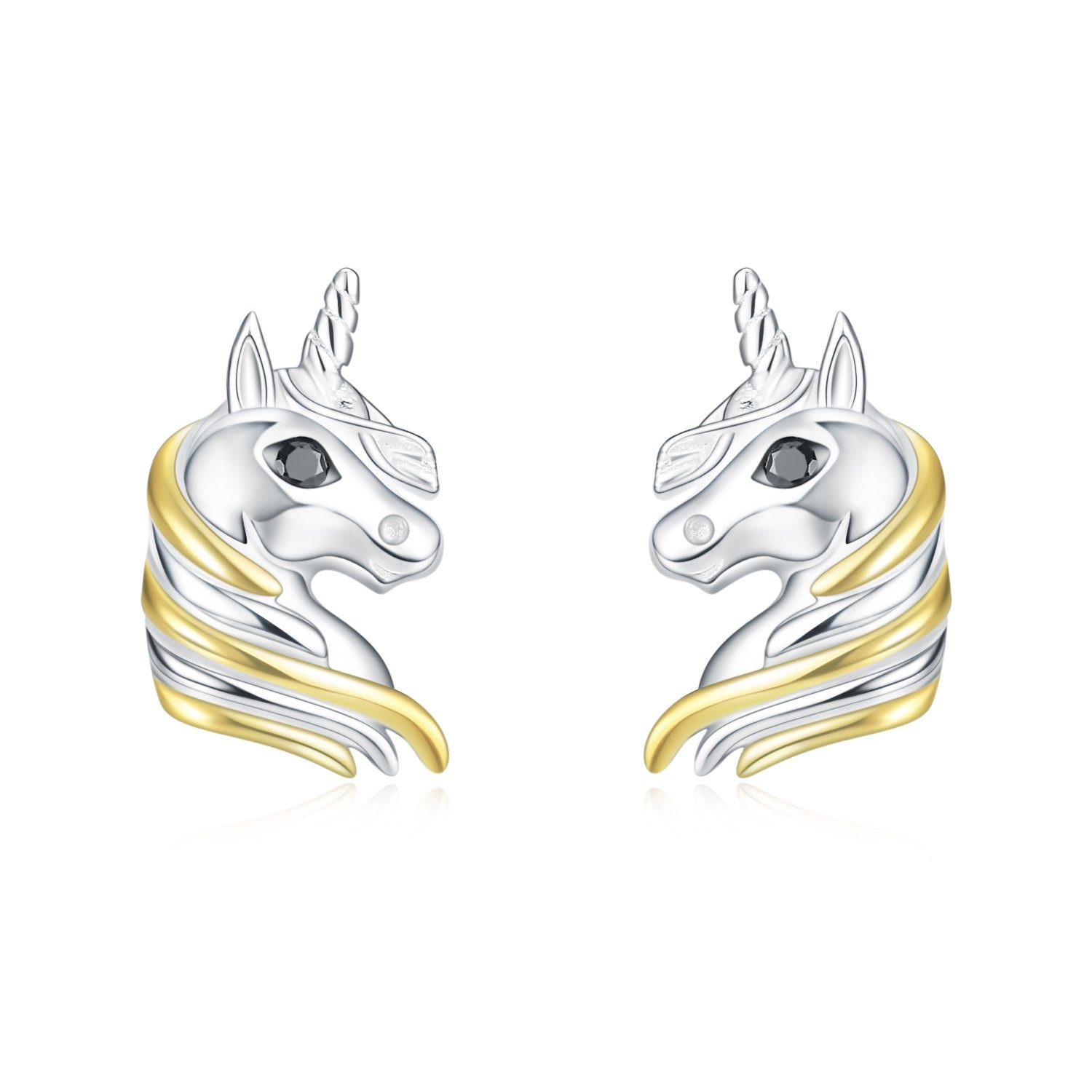 Paar Ohrstecker Unicorn