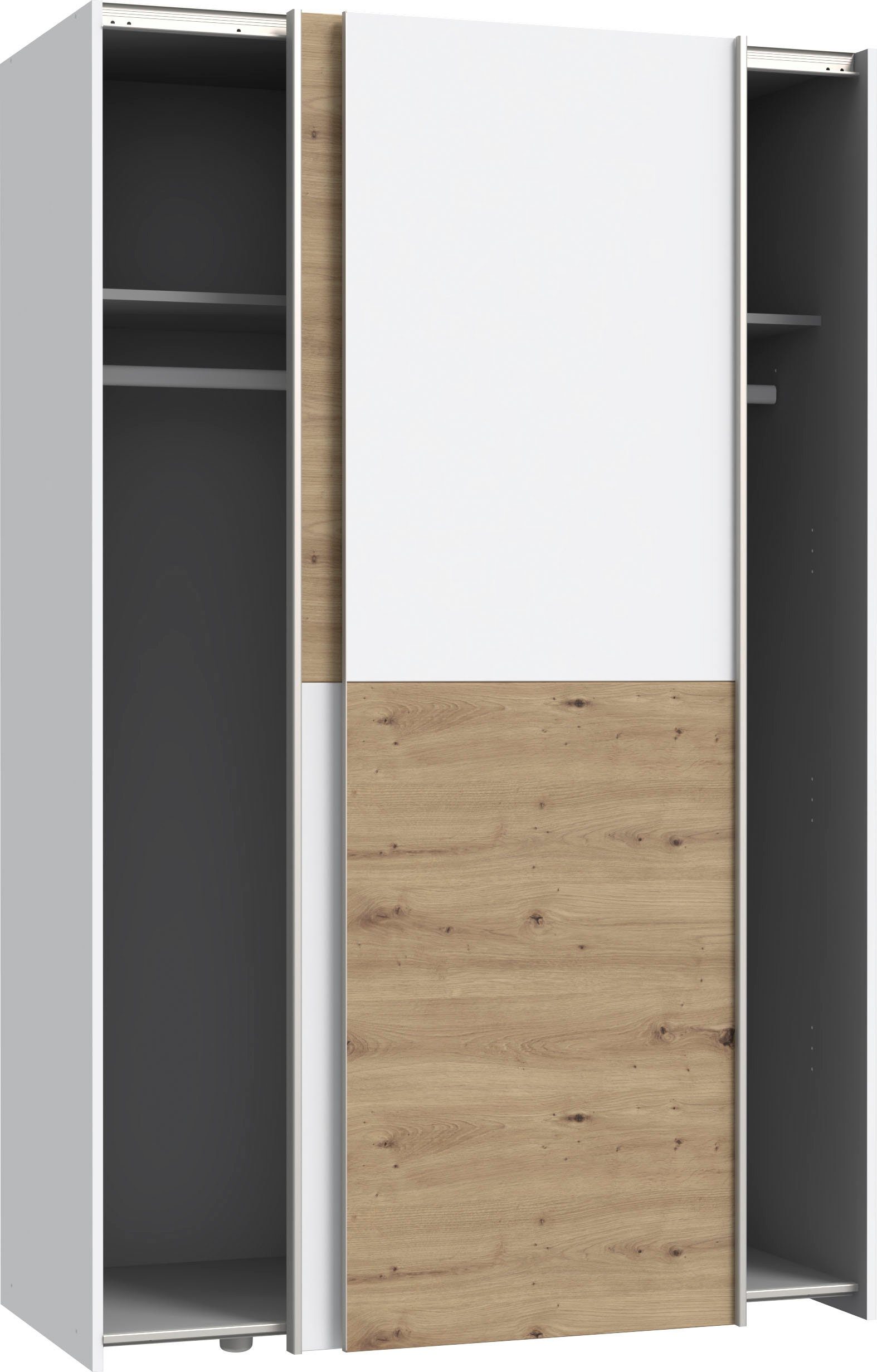FORTE Kleiderschrank (B/H/T ca. 120x190,5x61,2 cm) – Bild 4 von 5