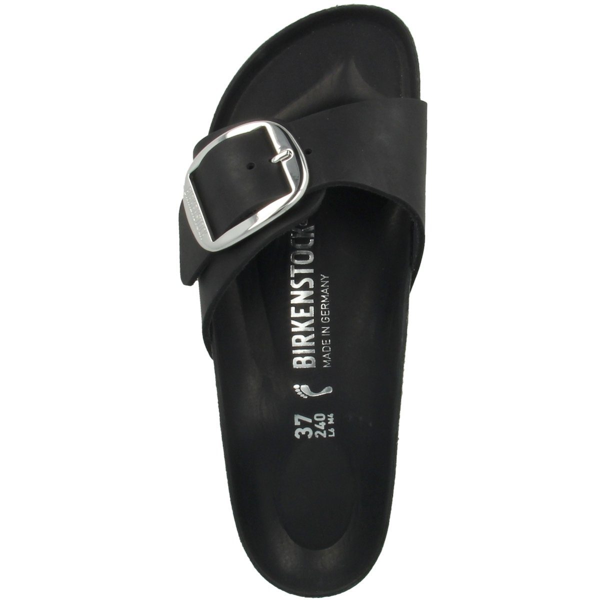 Birkenstock Madrid Big Buckle geöltes Nubukleder schmal Damen Pantolette Ha günstig online kaufen