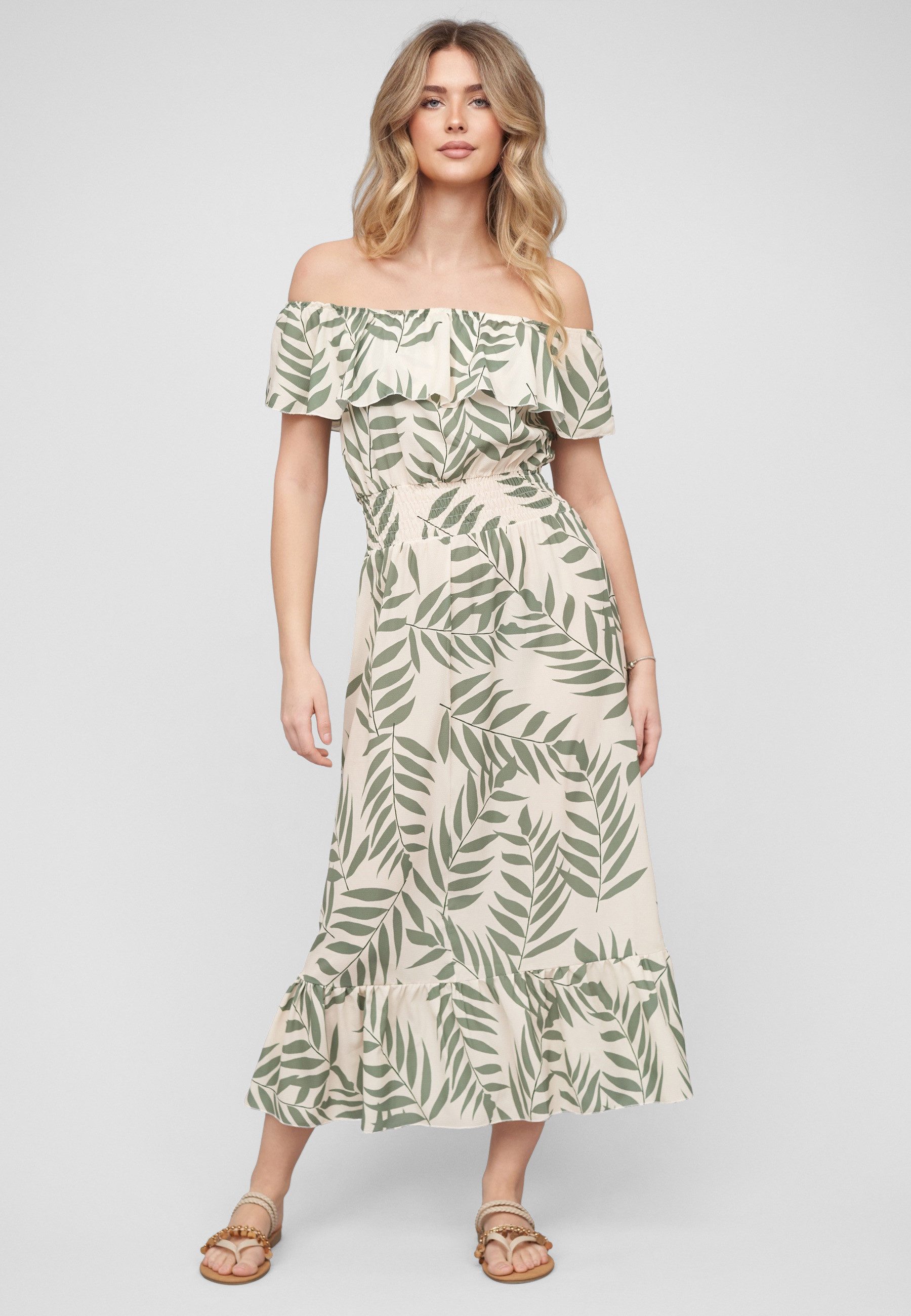 CLOUD 5IVE A-Linien-Kleid CLOUD 5IVE Off Shoulder Maxi Dress (1-tlg) – Bild 3 von 5