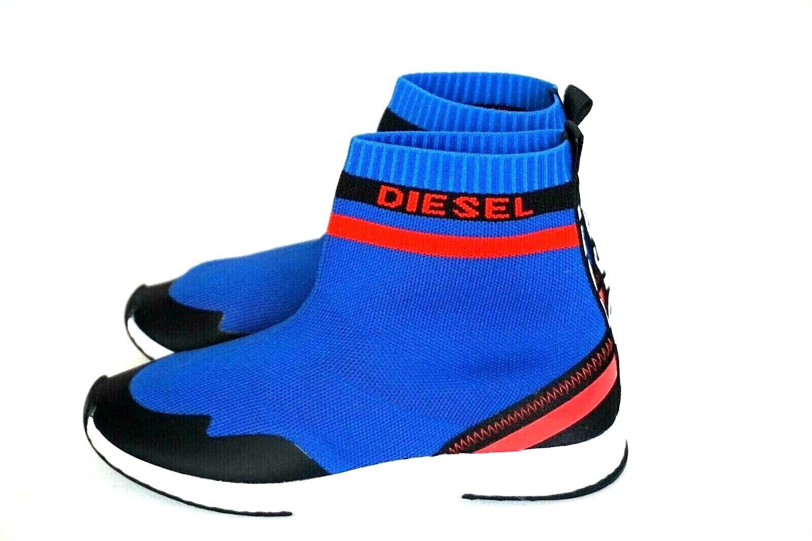 Kinder Sneakers, Slip Sock Diesel Kinder Sneaker Slip-On Schuhe, diesel on 03 Blau Diesel S-K