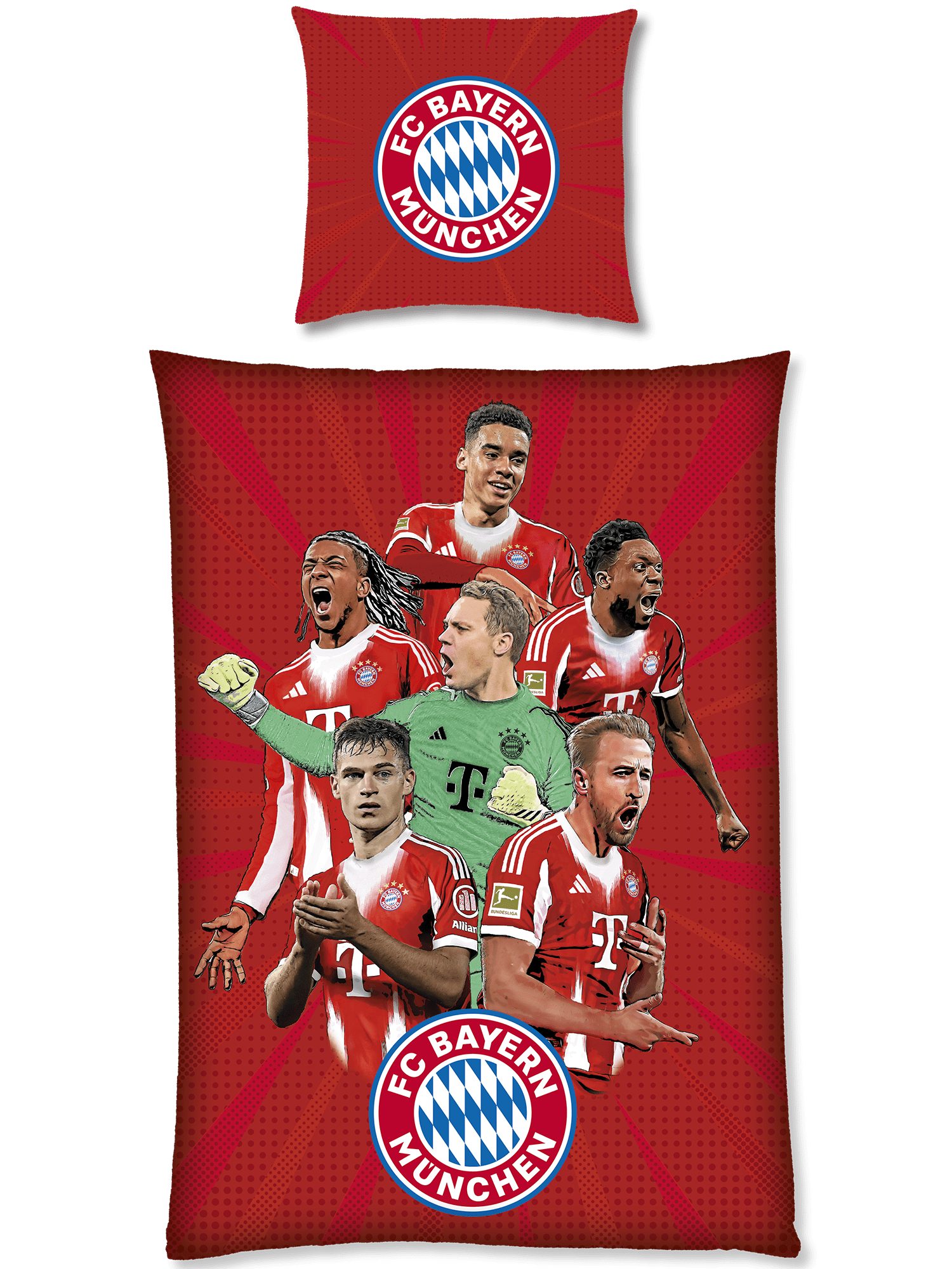 FC Bayern München Bettwäsche FC Bayern München I Bettwäsche Player 2025-26 günstig online kaufen