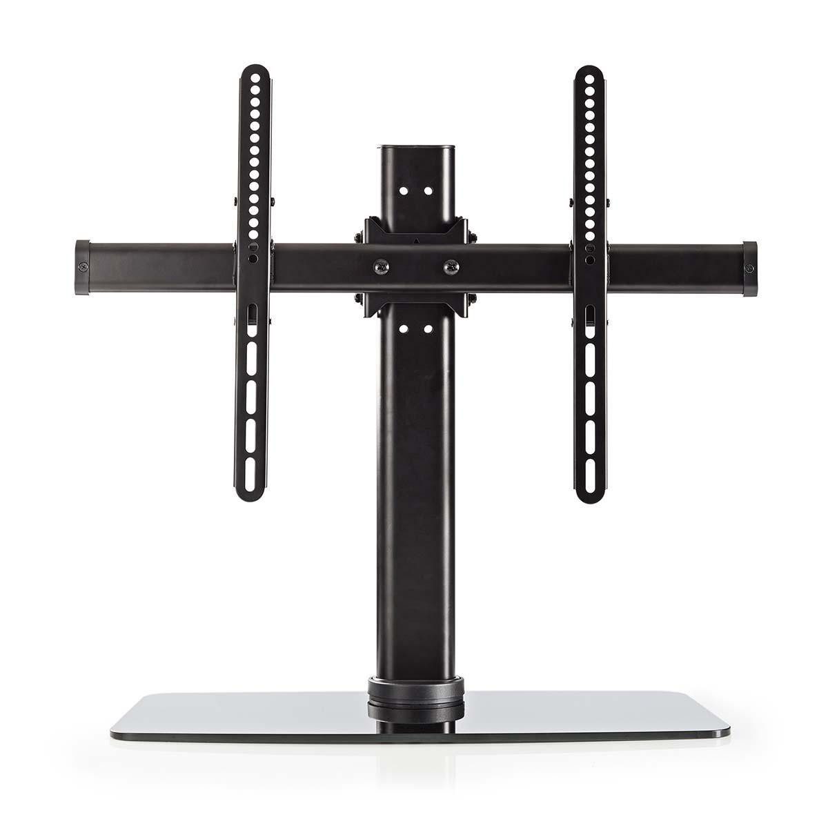Nedis TV-Wandhalterung TVSM2330BK, (bis 65 Zoll, 1-tlg., Neigbar, drehbar, höhenverstellbar für flexible Nutzung, Glas/Stahl)