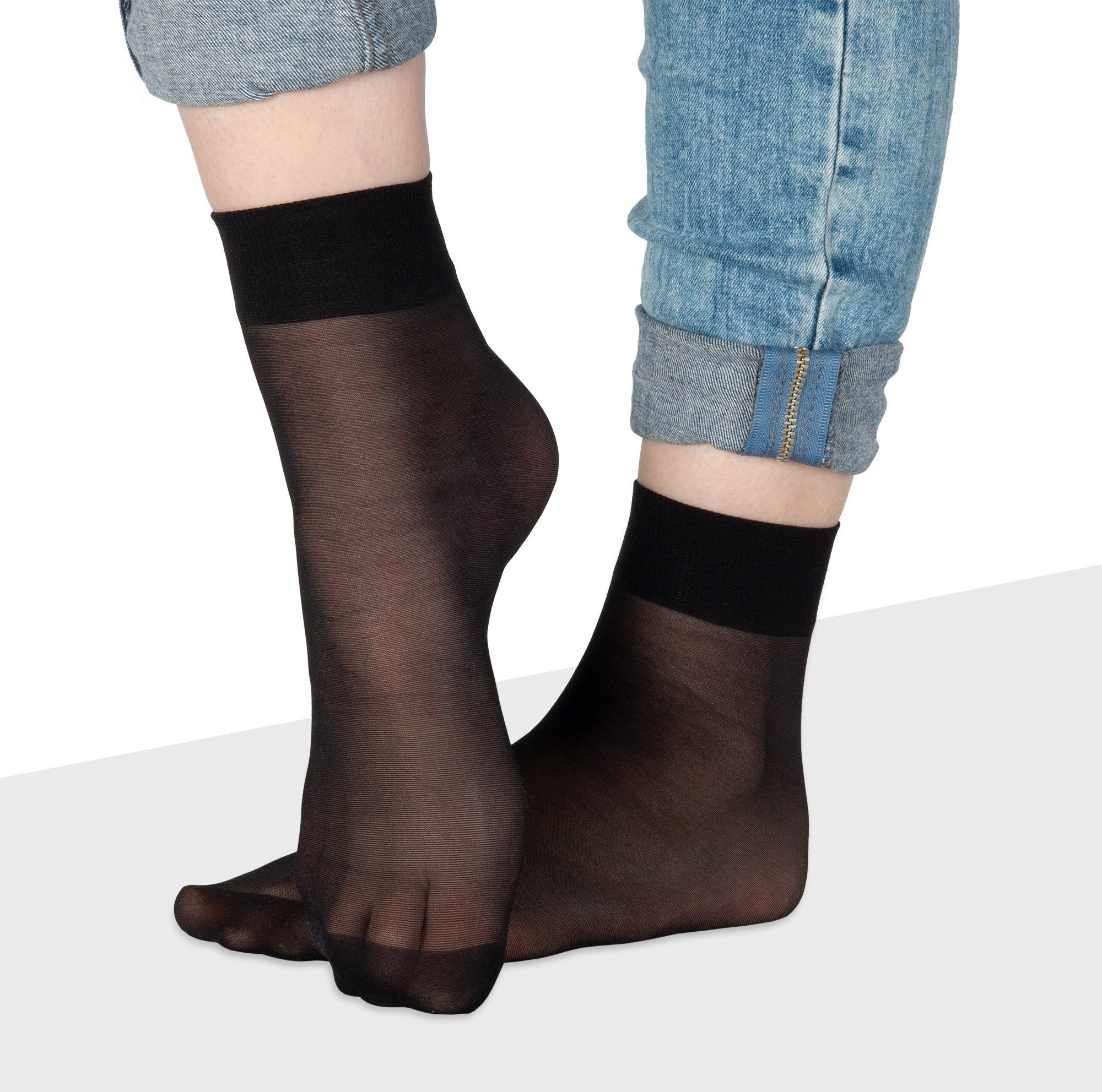 BANANALU Feinsöckchen Feinsocken Nylon Socken feinstrumpfsöckchen Großpacku günstig online kaufen