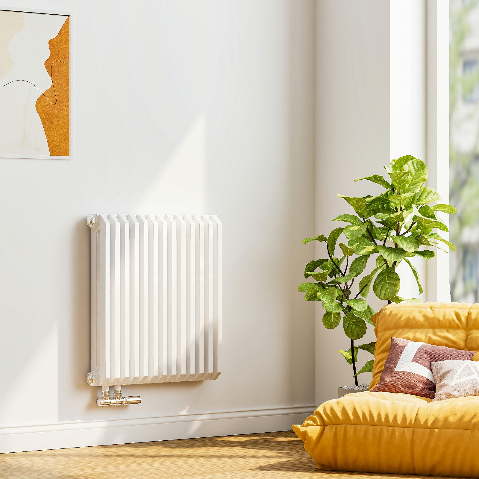 EMKE Heizkörper Design Paneelheizkörper D-form Kompaktheizkörper günstig online kaufen