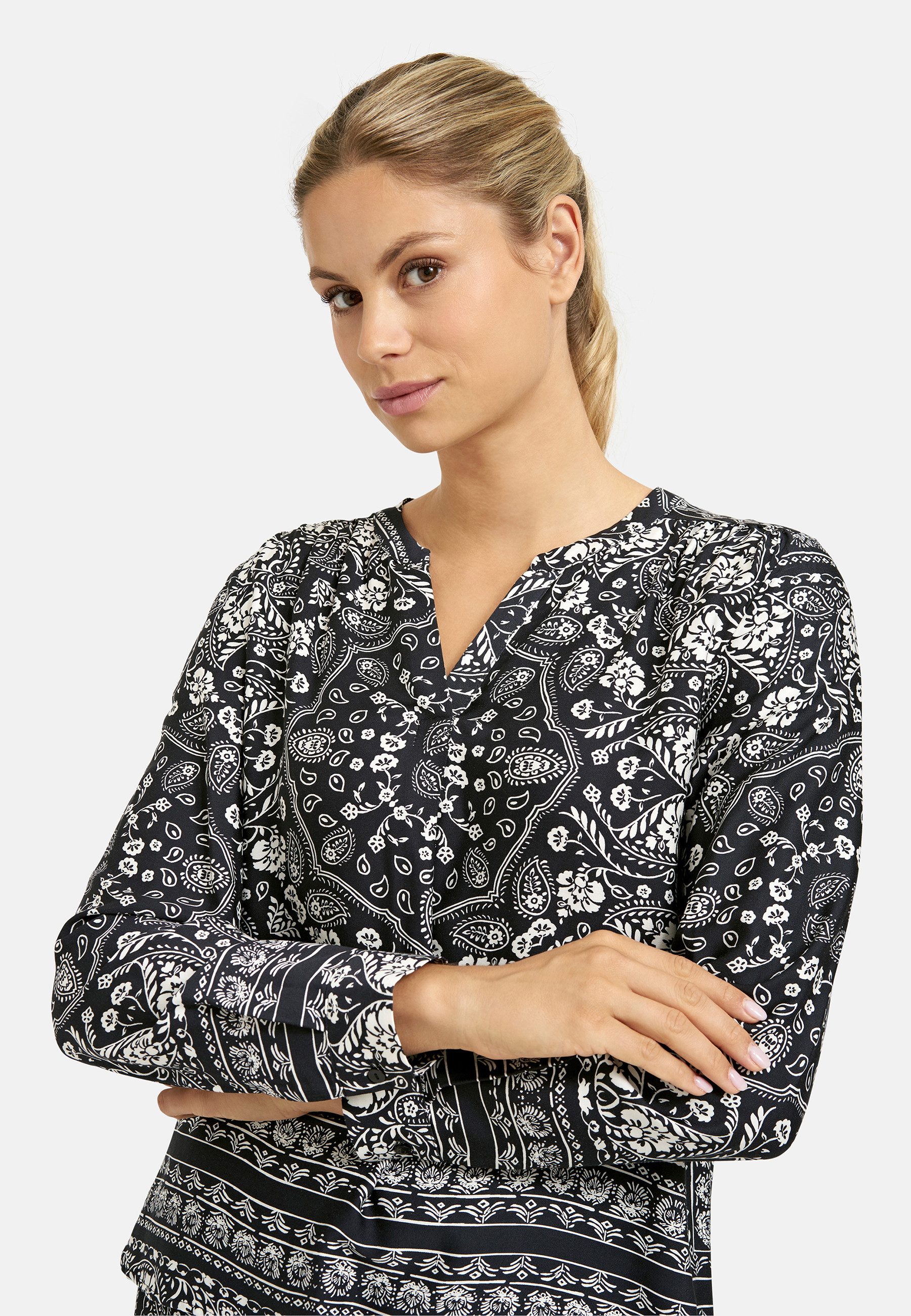 Smith & Soul Langarmbluse mit All Over Print