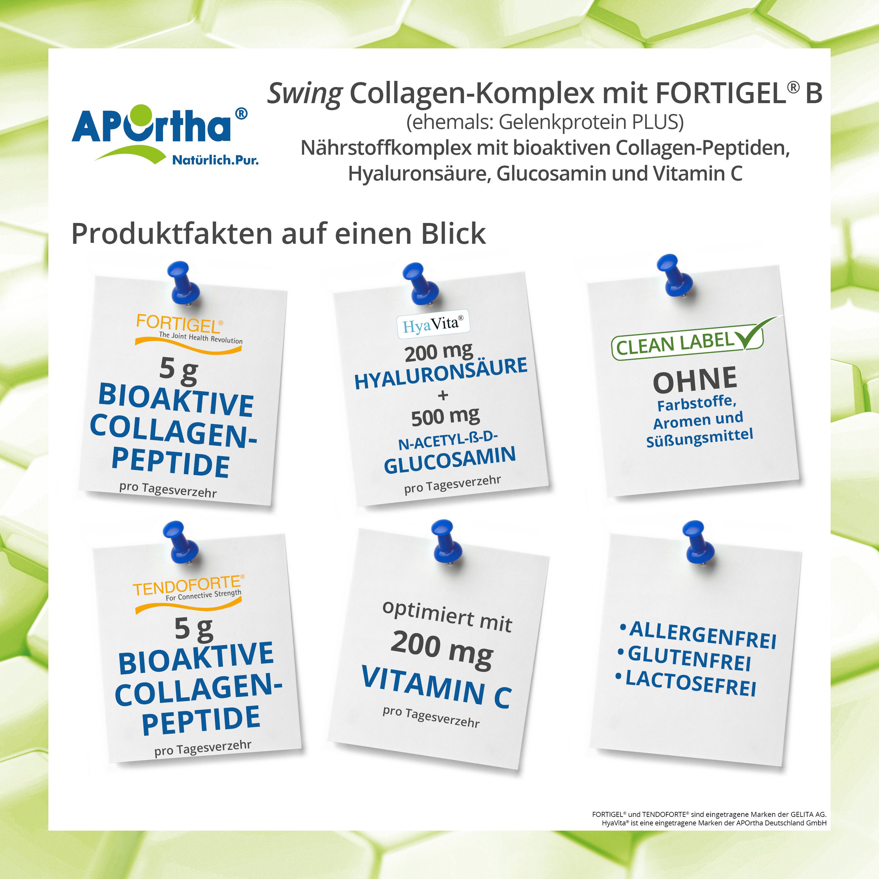 APOrtha APOrtha Swing Collagen-Komplex FORTIGEL® + TENDOFORTE® 340 g Pulver, 340 g