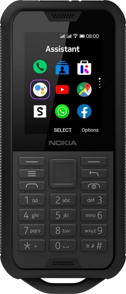 Nokia 800 Tough Handy (6,1 cm/2,4 Zoll, 4 GB Speicherplatz, 2 MP Kamera), 6,1  cm / 2,4