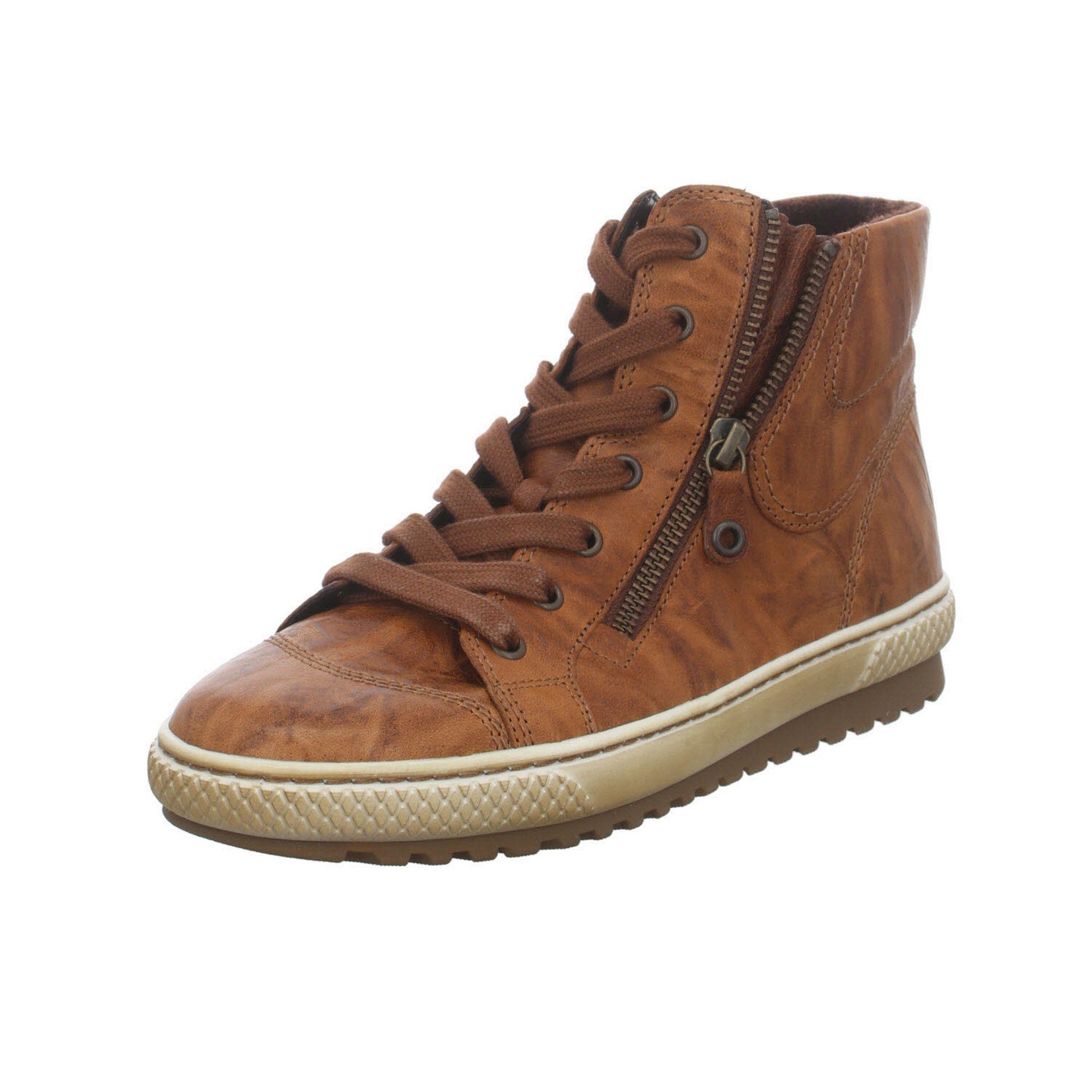 Gabor Damen Sneaker Schuhe High-Top Sneaker Sneaker Lederkombination copper