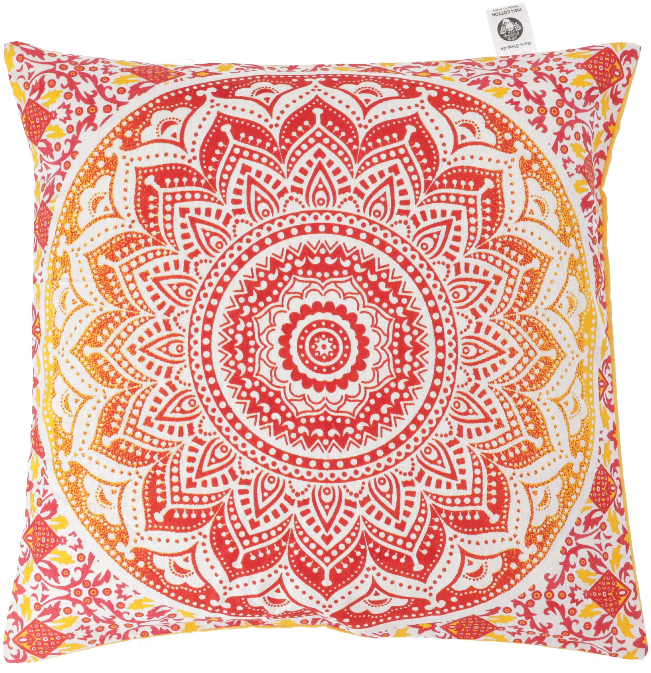 Guru-Shop Kissenbezüge Kissenhülle Sonnen Mandala, bedruckter günstig online kaufen
