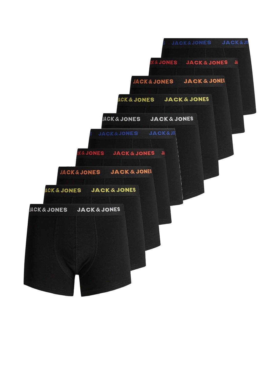 Jack & Jones Boxershorts Jack & Jones 10er Pack Herren Boxershorts schwarz günstig online kaufen