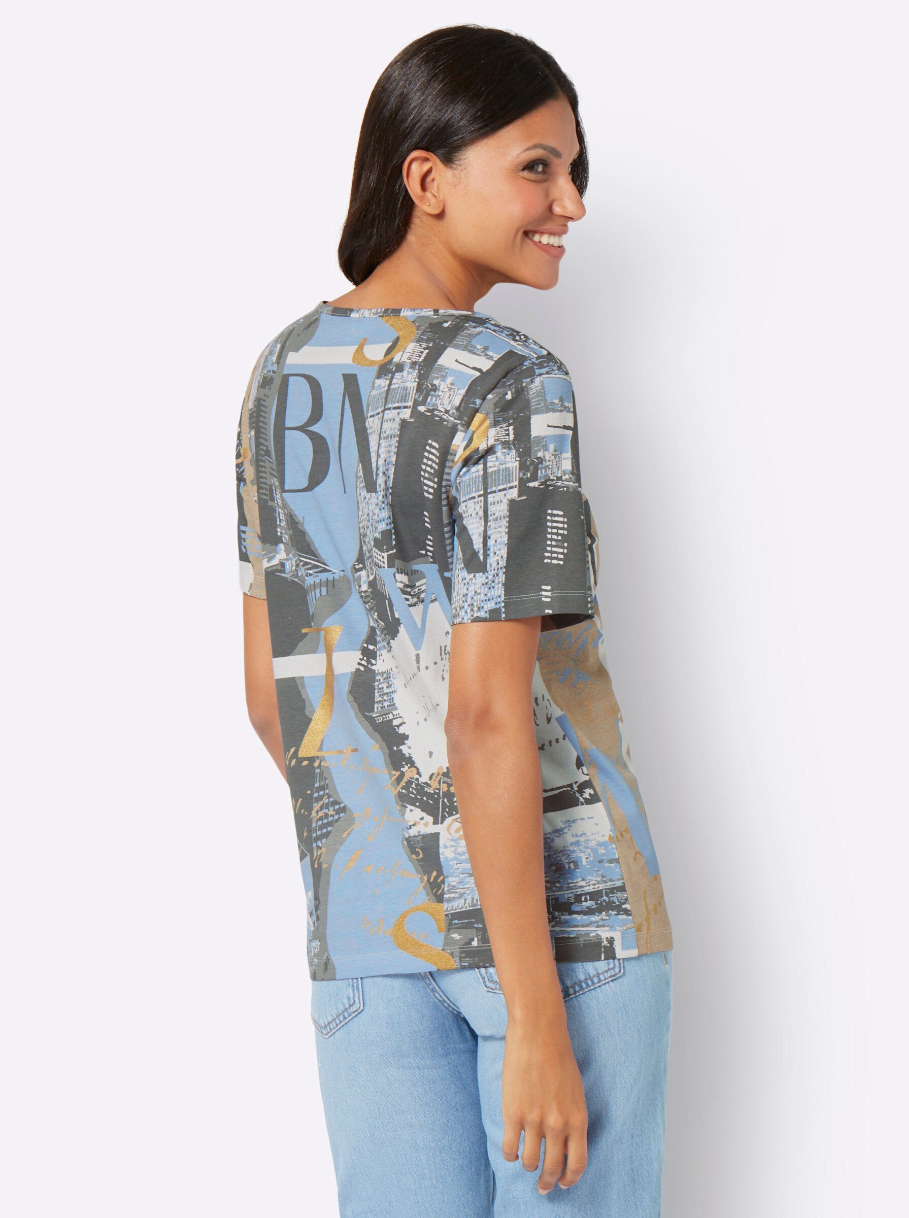 Sieh an! T-Shirt Rundhals-Shirt Kurzarm günstig online kaufen