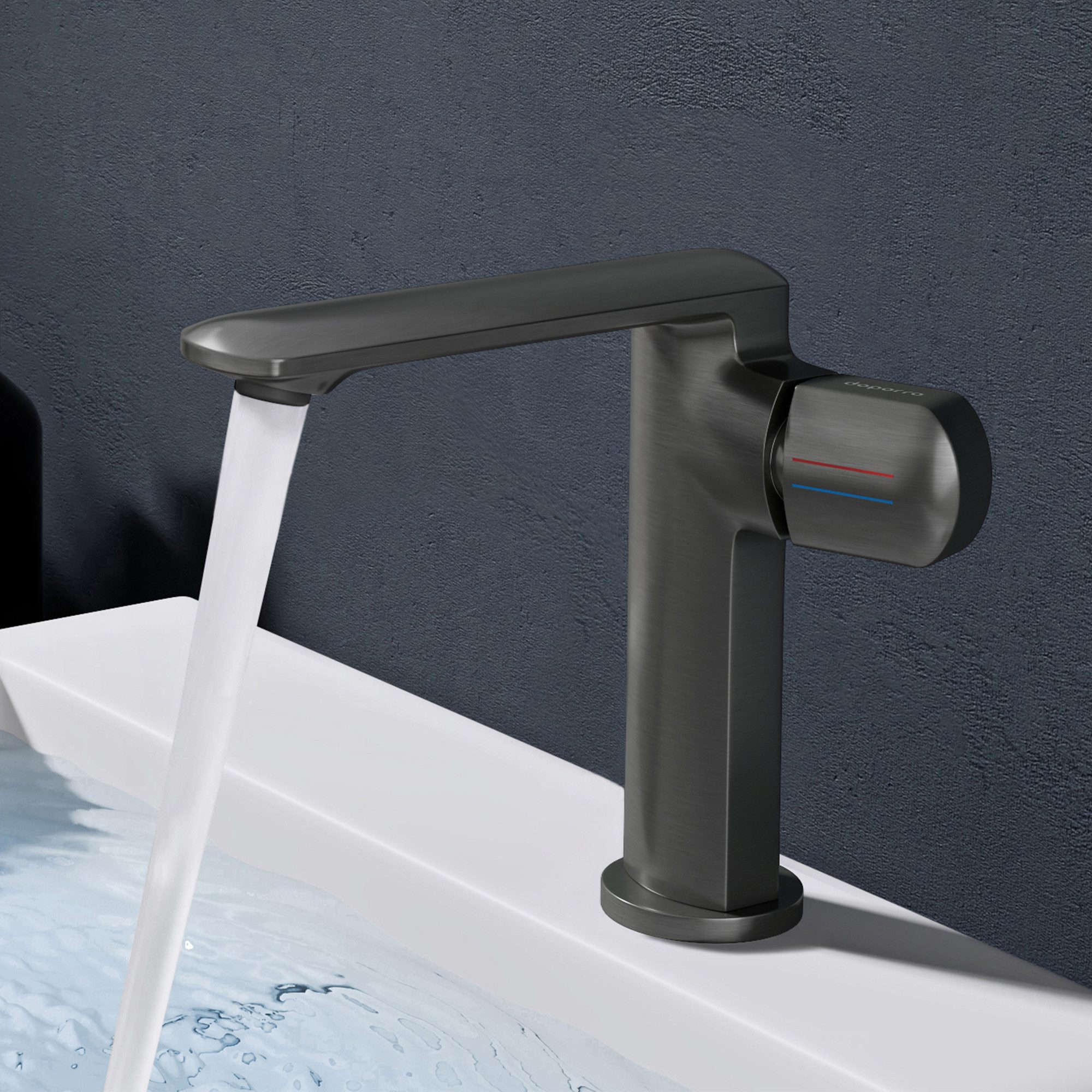doporro Waschtischarmatur Wasserhahn Bad Waschtischarmaturmit Auslaufhöhe günstig online kaufen