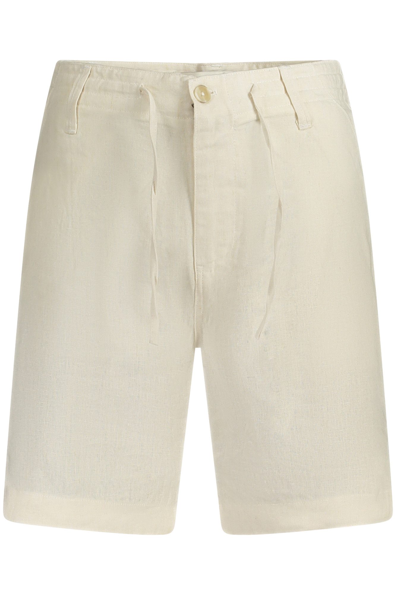 GUESS JEANS 5-Pocket-Hose Herren Bermuda beige mit Kordelzug & 4 Taschen - Sommerliche Eleganz